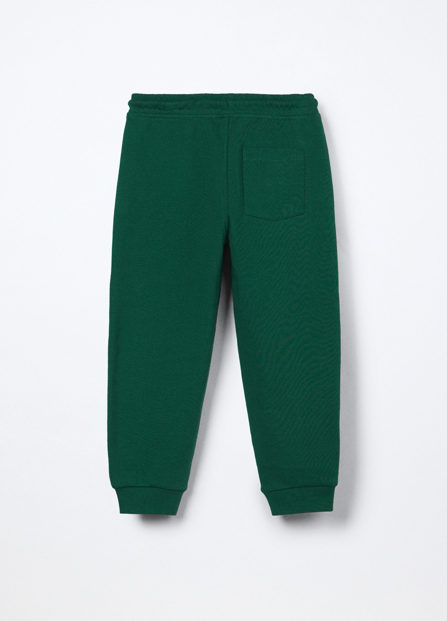 Jogger in french terry di cotone bambino_1