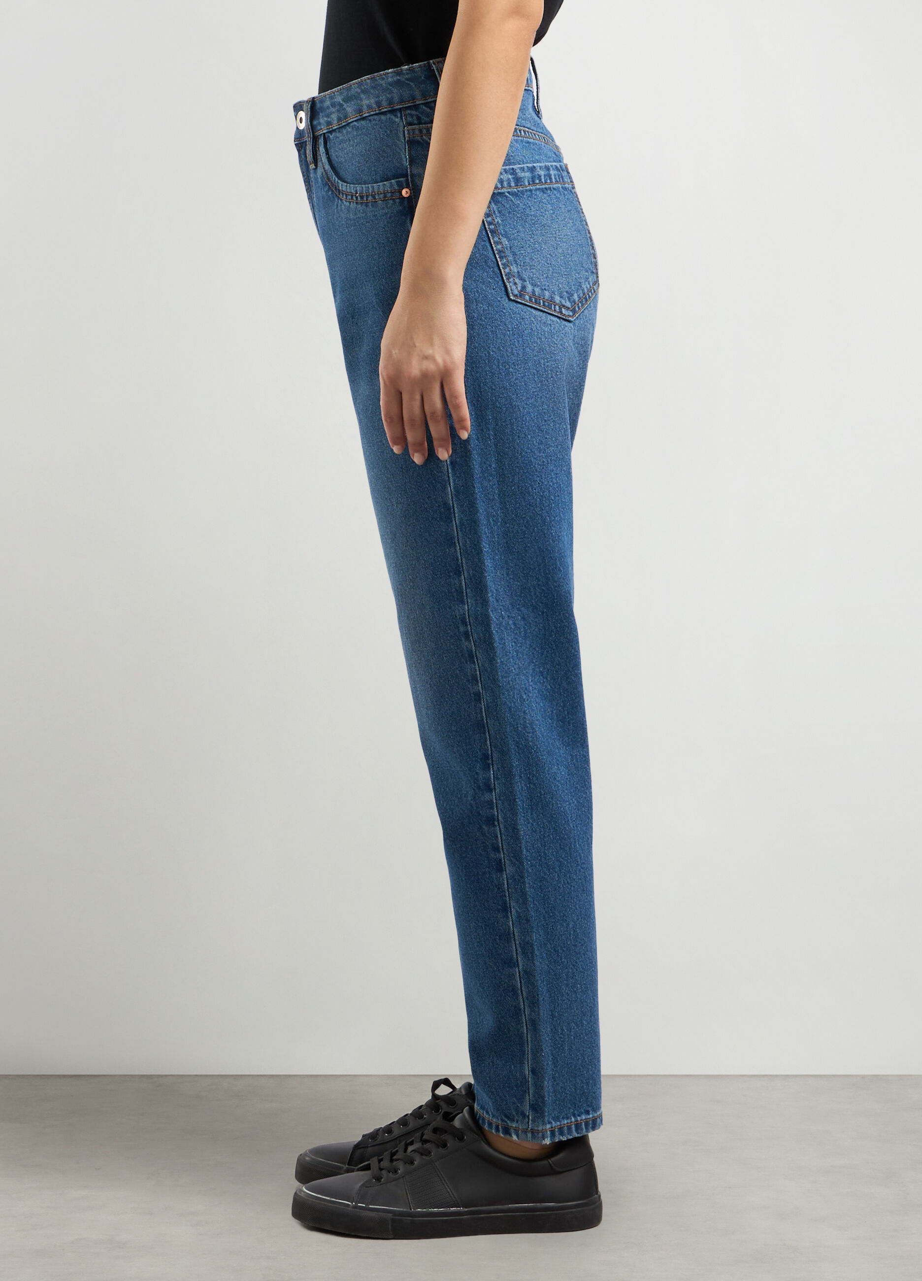 Jeans Fit Mom da Donna Cotone Acquista Online