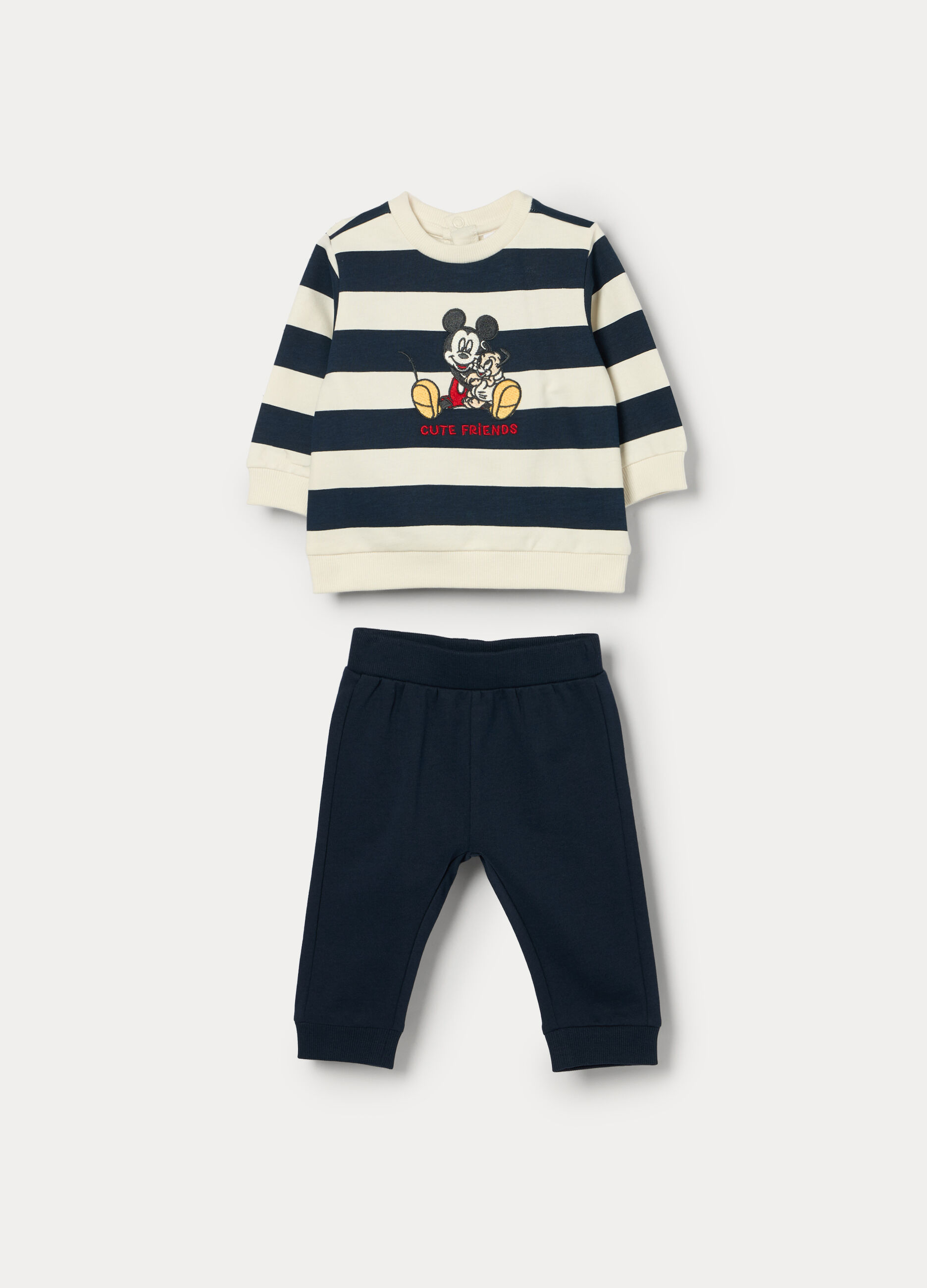 Jogging Disney set in french terry di puro cotone neonato_0