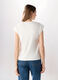 T-shirt in costina di cotone stretch donna_1