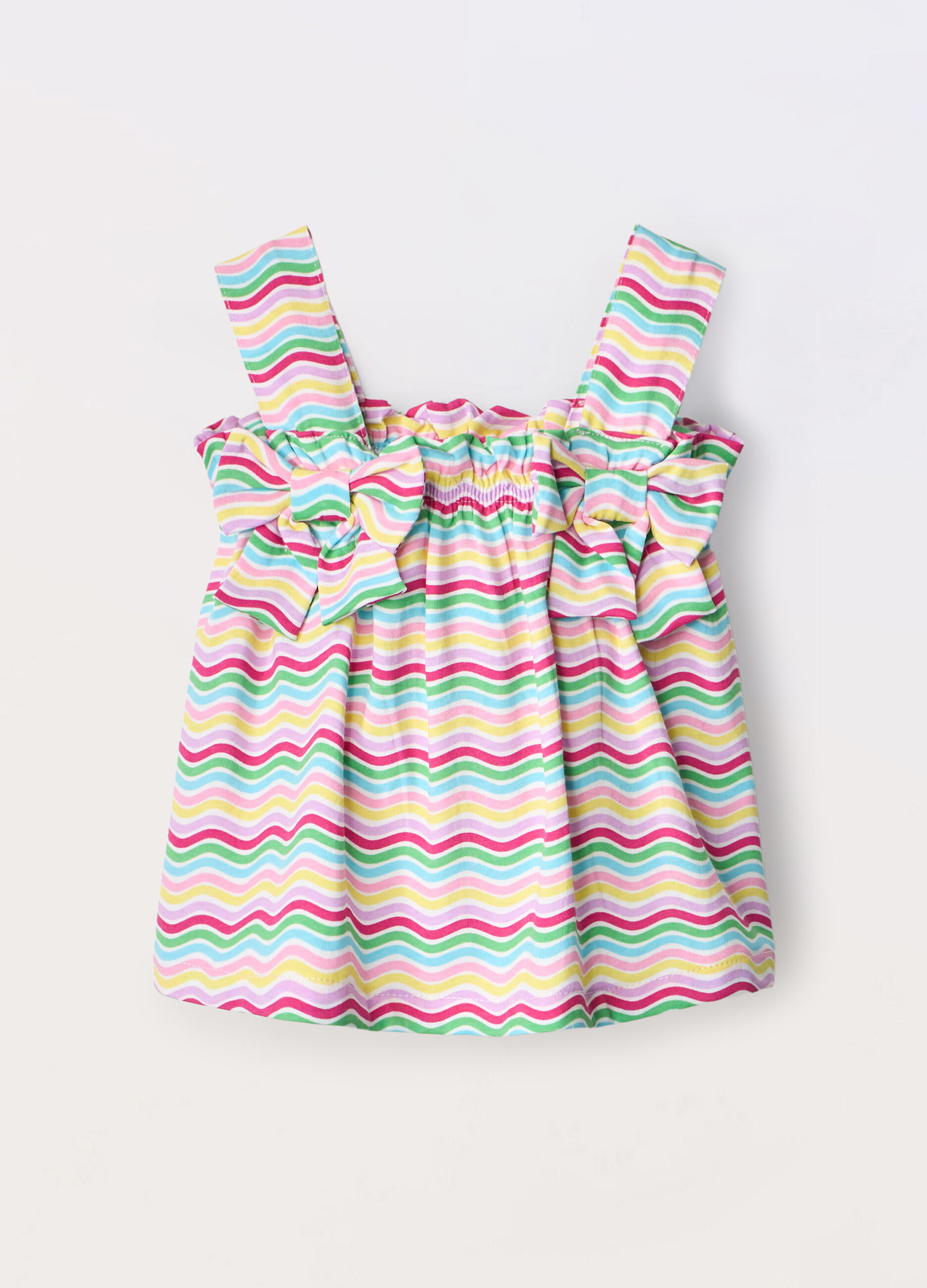 Top in jersey di puro cotone neonata_0