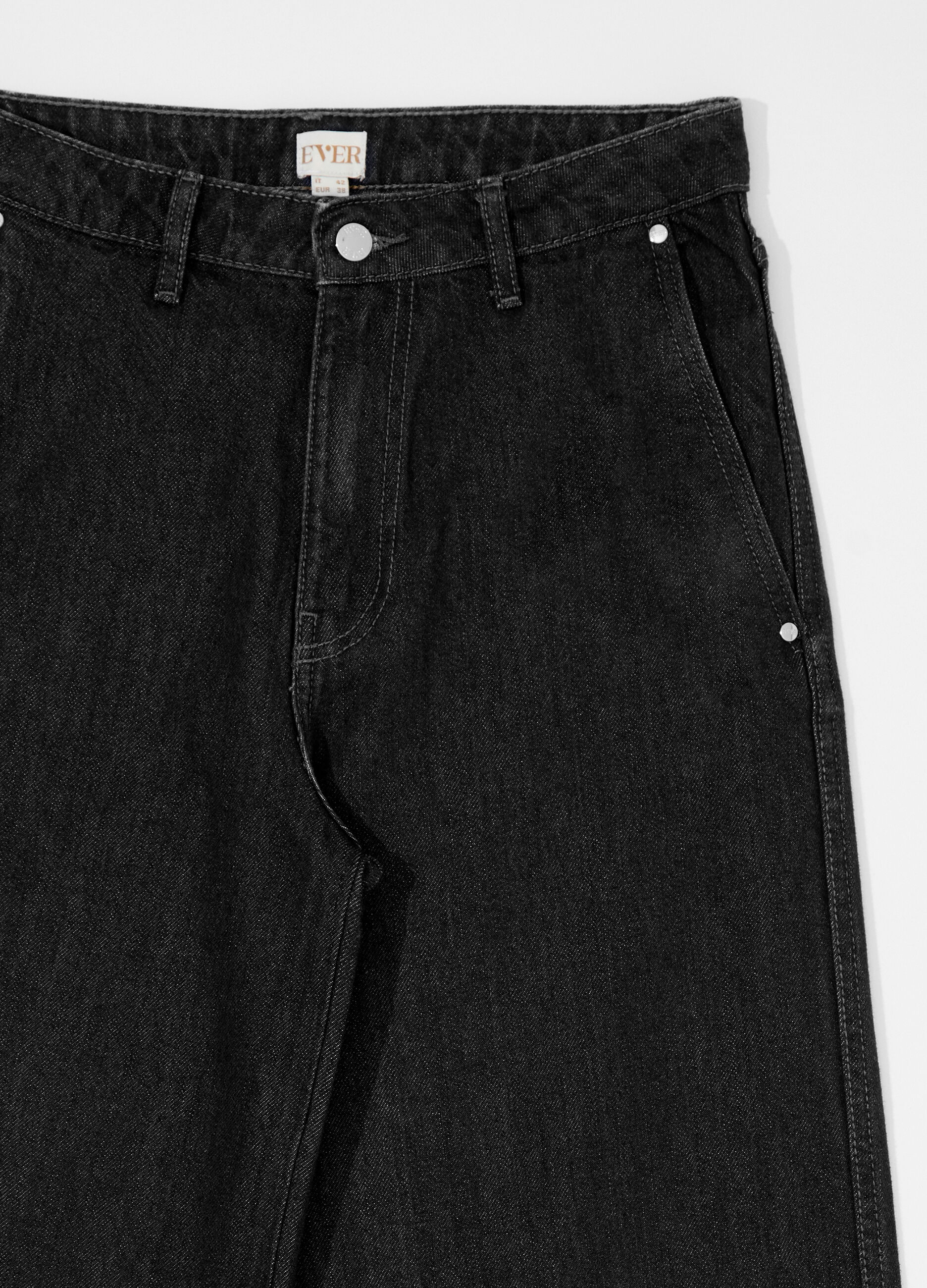 Denim wide leg in cotone misto lyocell donna_6