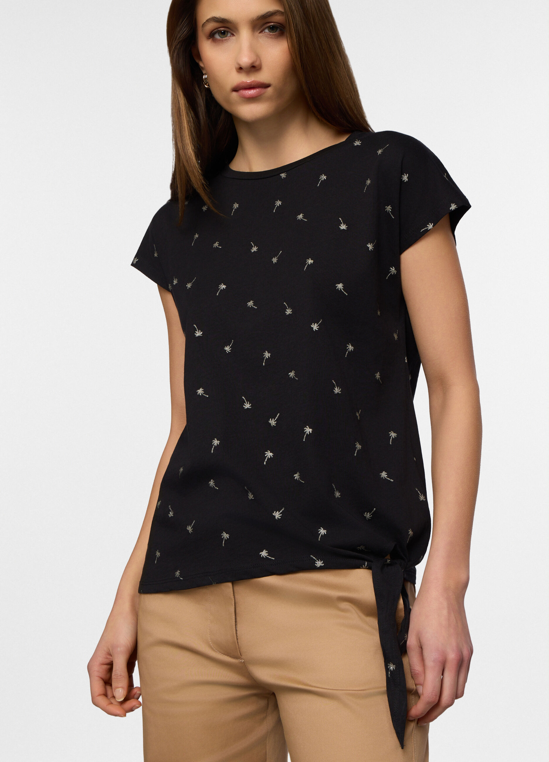 T-shirt girocollo donna_2