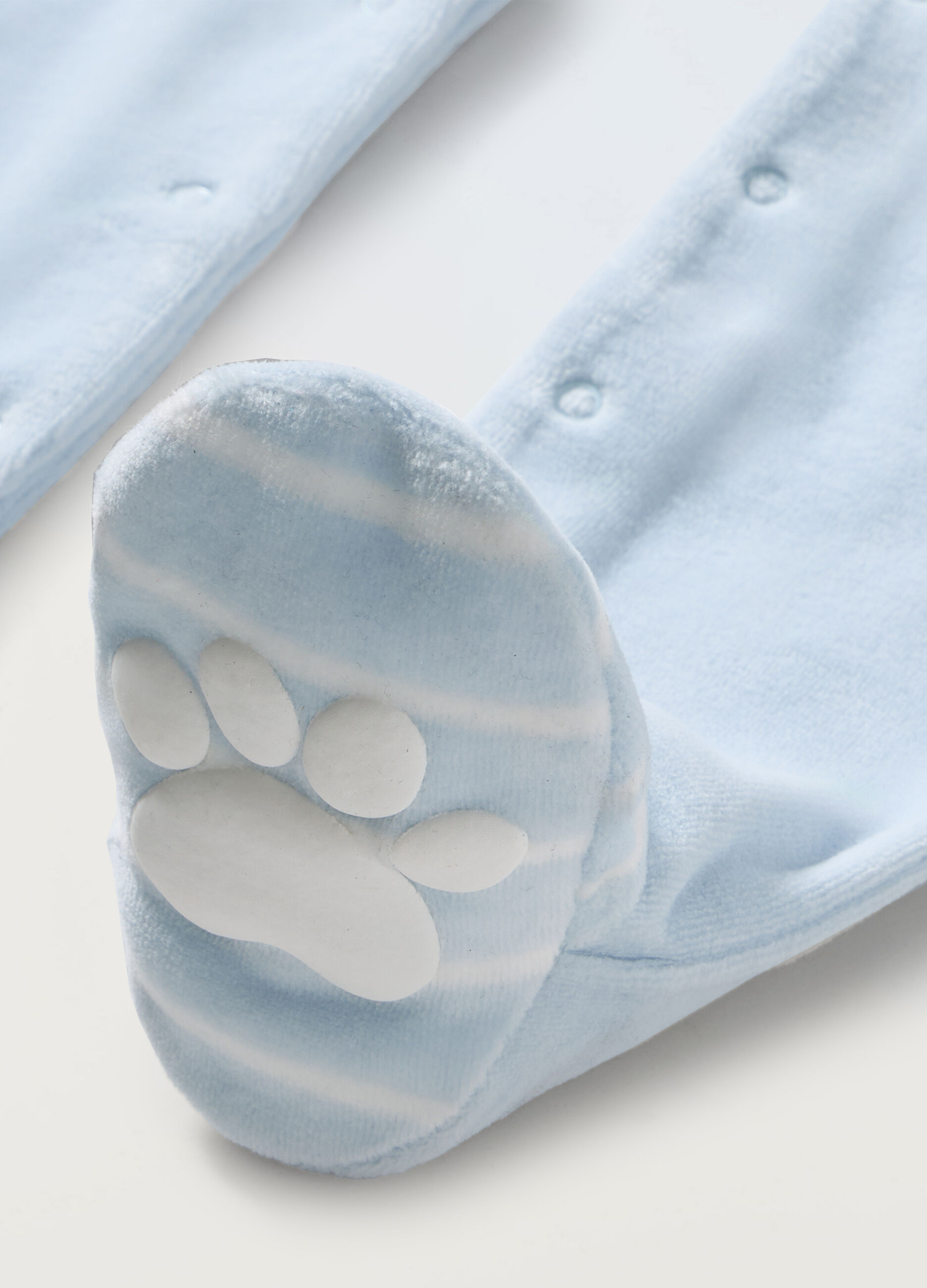 Tutina velour misto cotone neonato_1