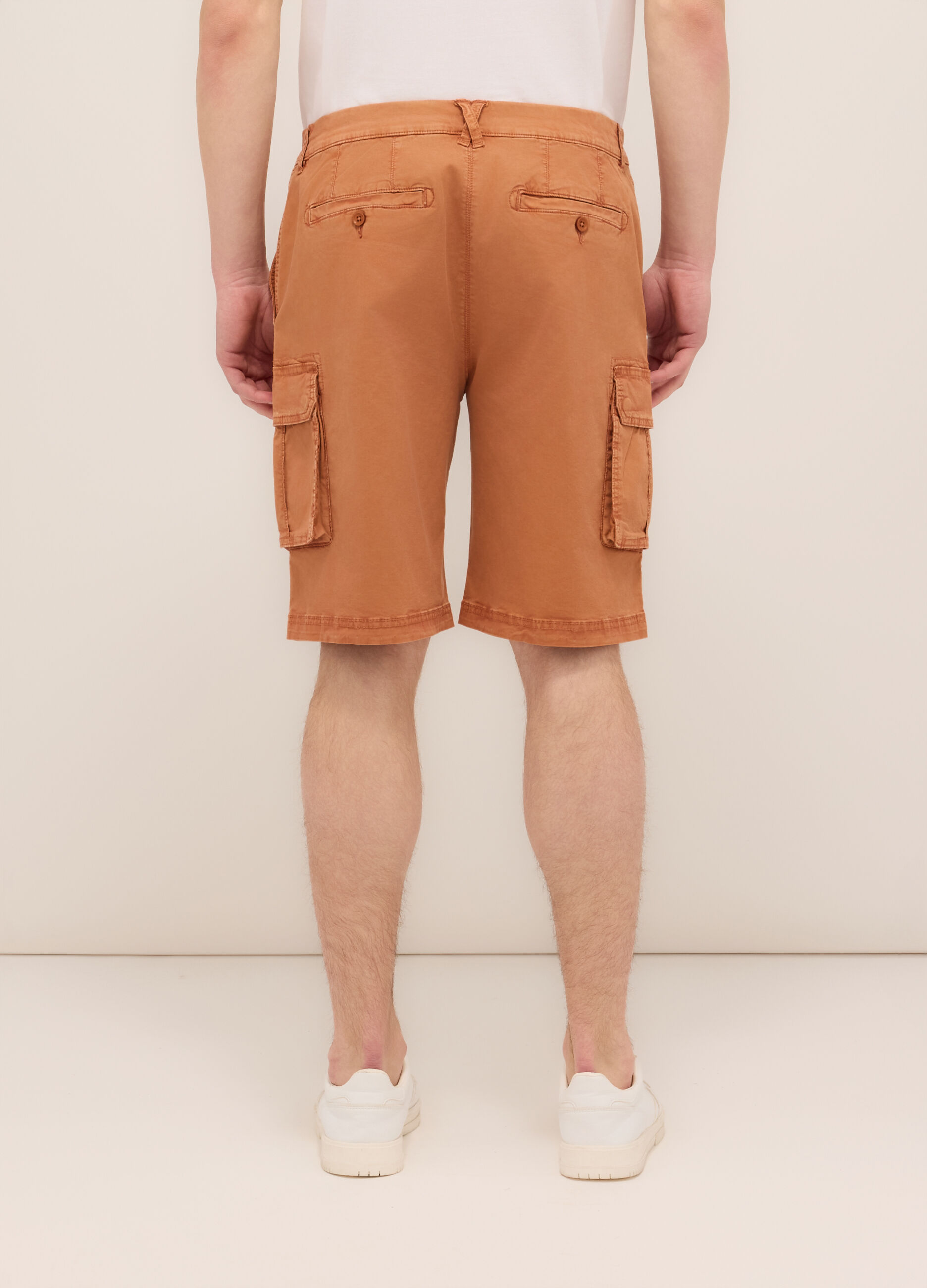 Bermuda in cotone stretch uomo_1
