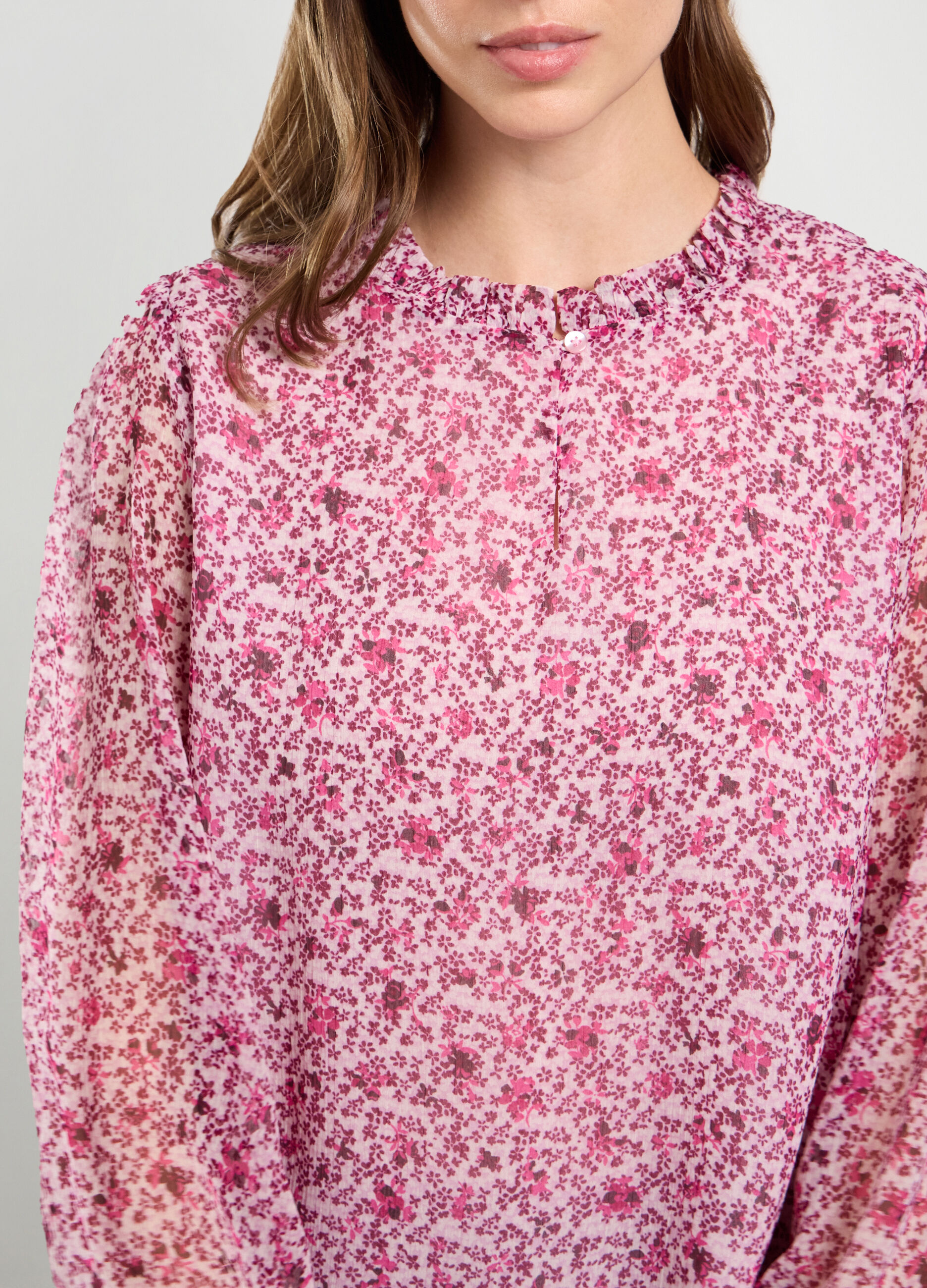 Blusa con stampa donna_2