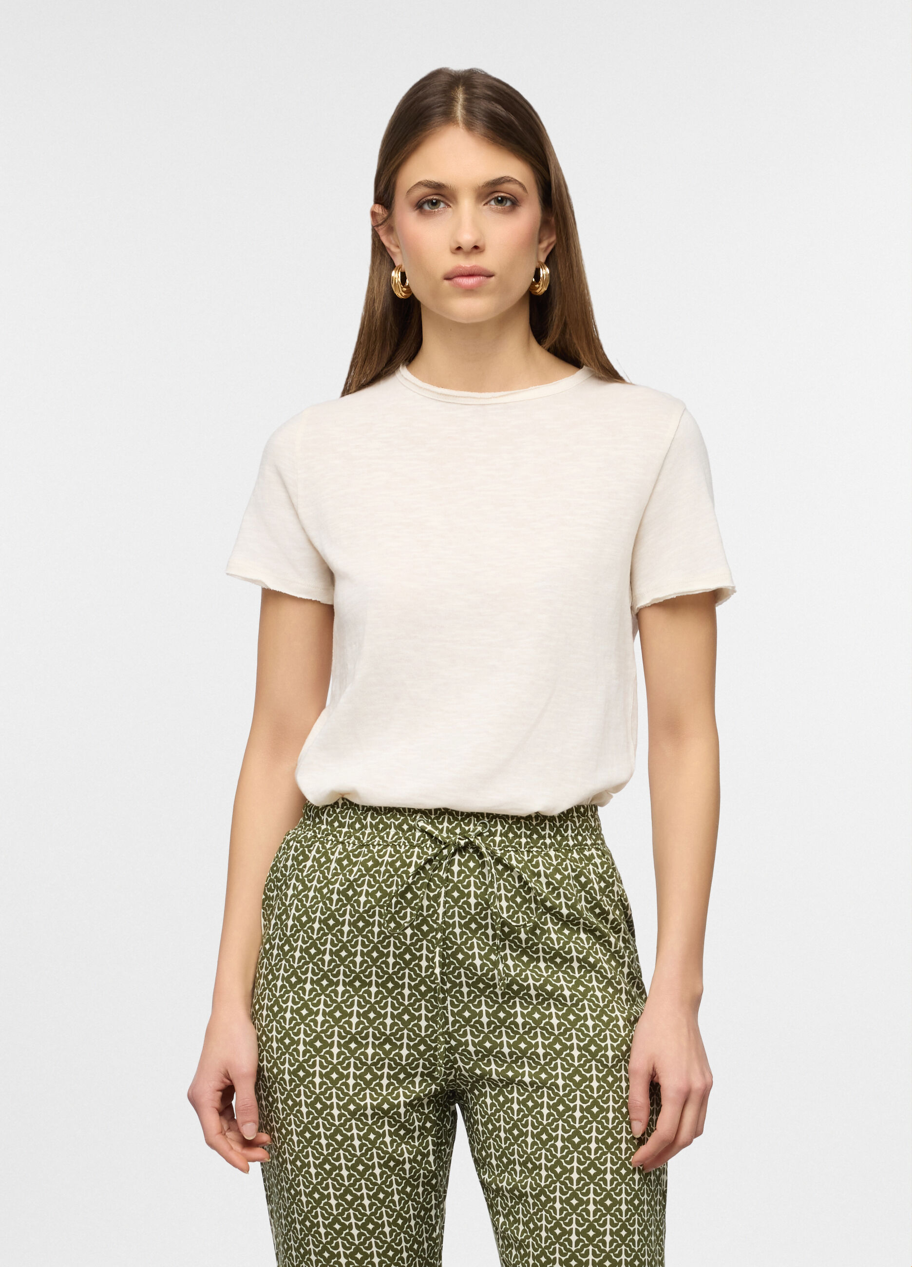 T-shirt girocollo donna_0