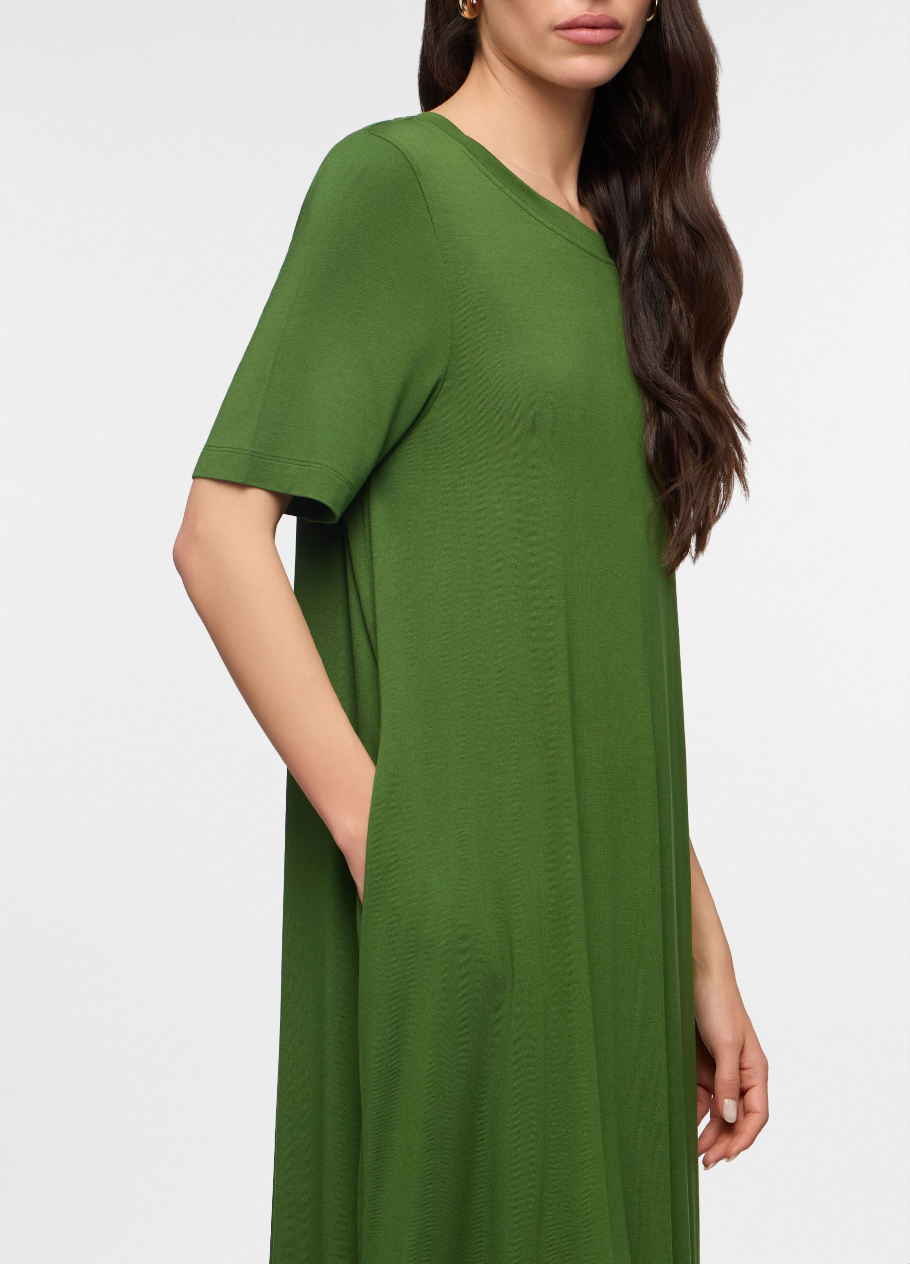 Caftano copricostume stretch donna_2