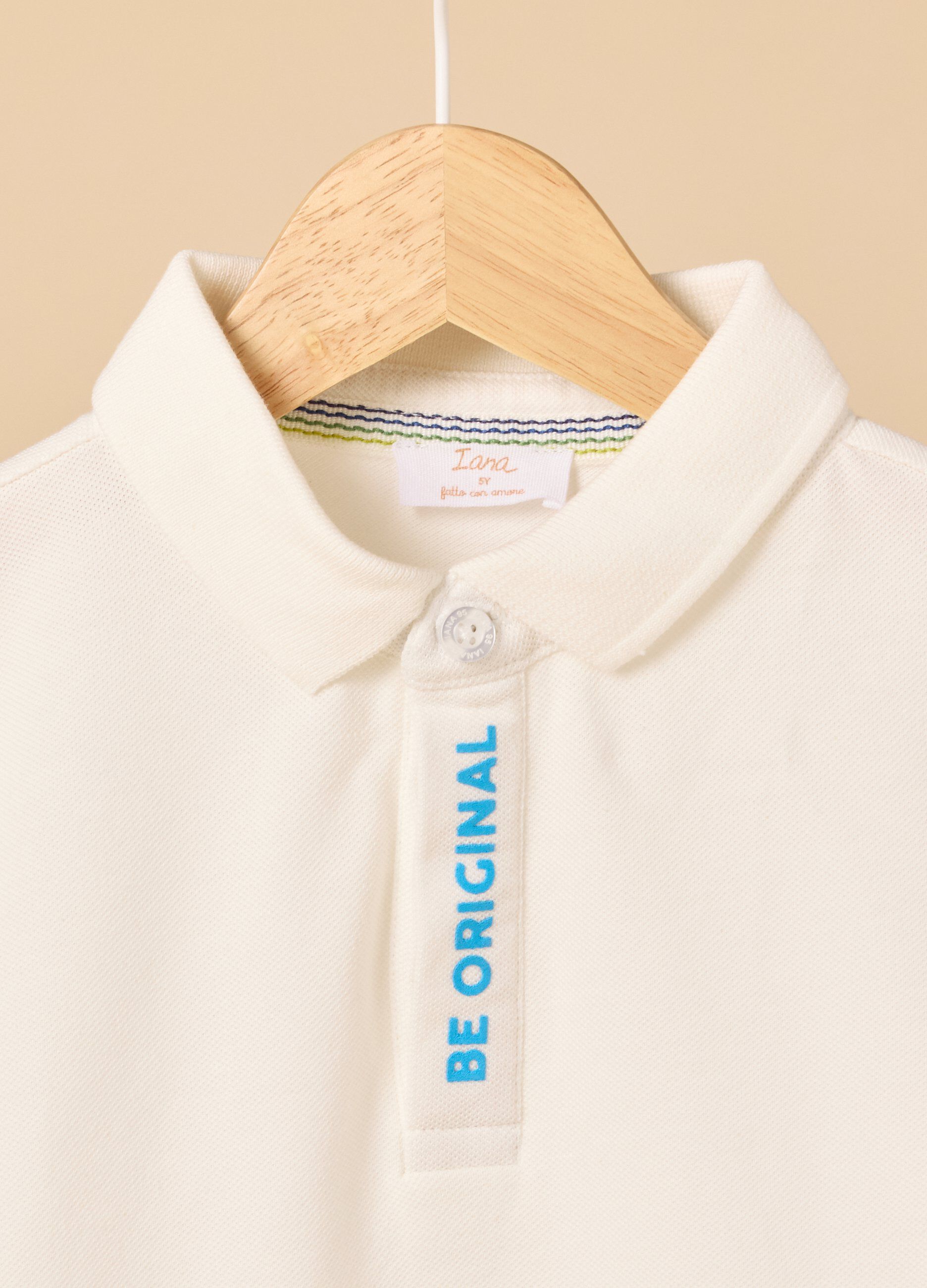 Polo IANA in puro cotone Piquet bambino
