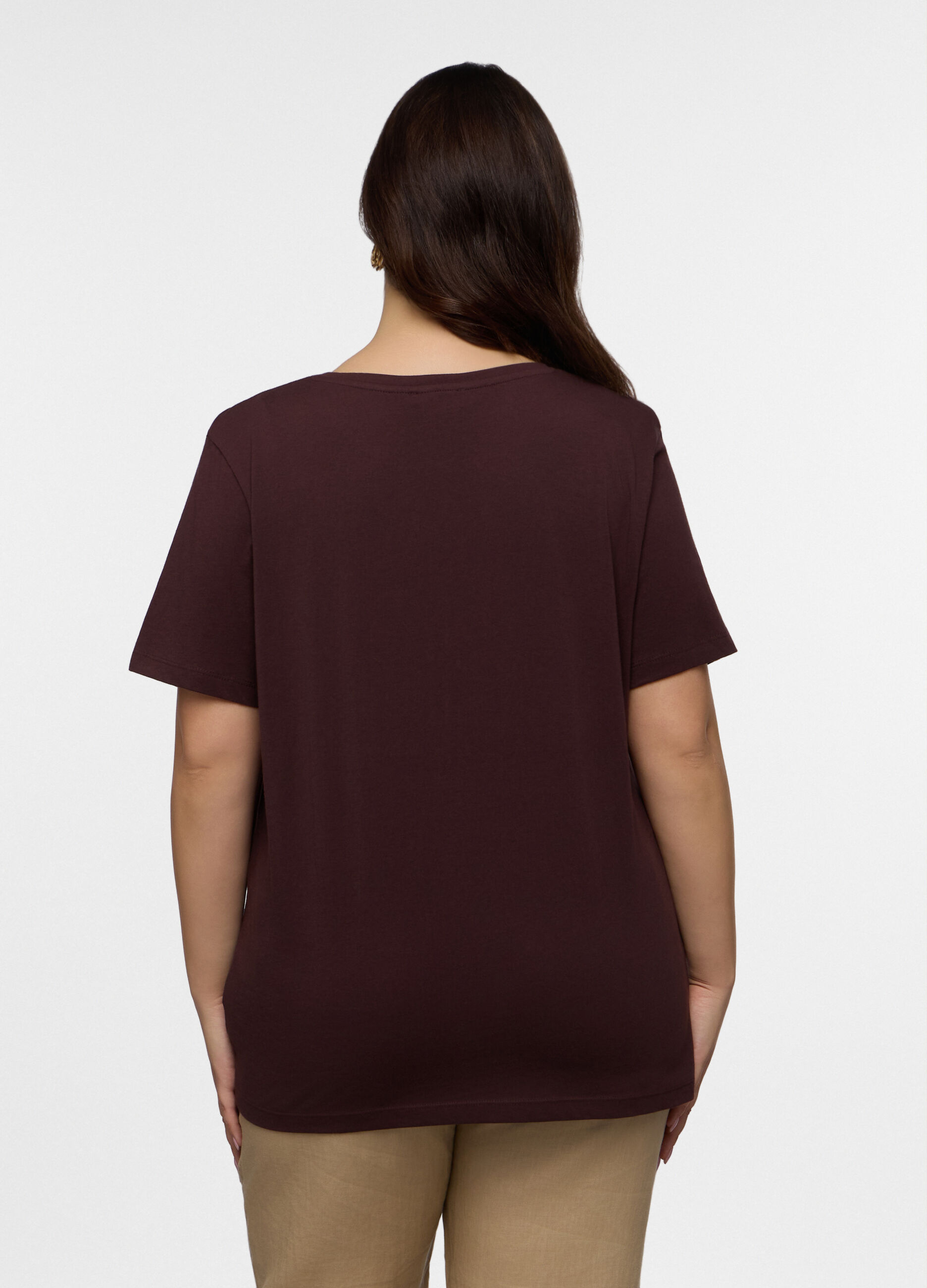 T-shirt girocollo donna curvy_1