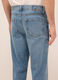 Jeans 5 tasche baggy fit in denim di cotone uomo_3
