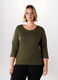 T-shirt in jersey di puro cotone donna curvy_0