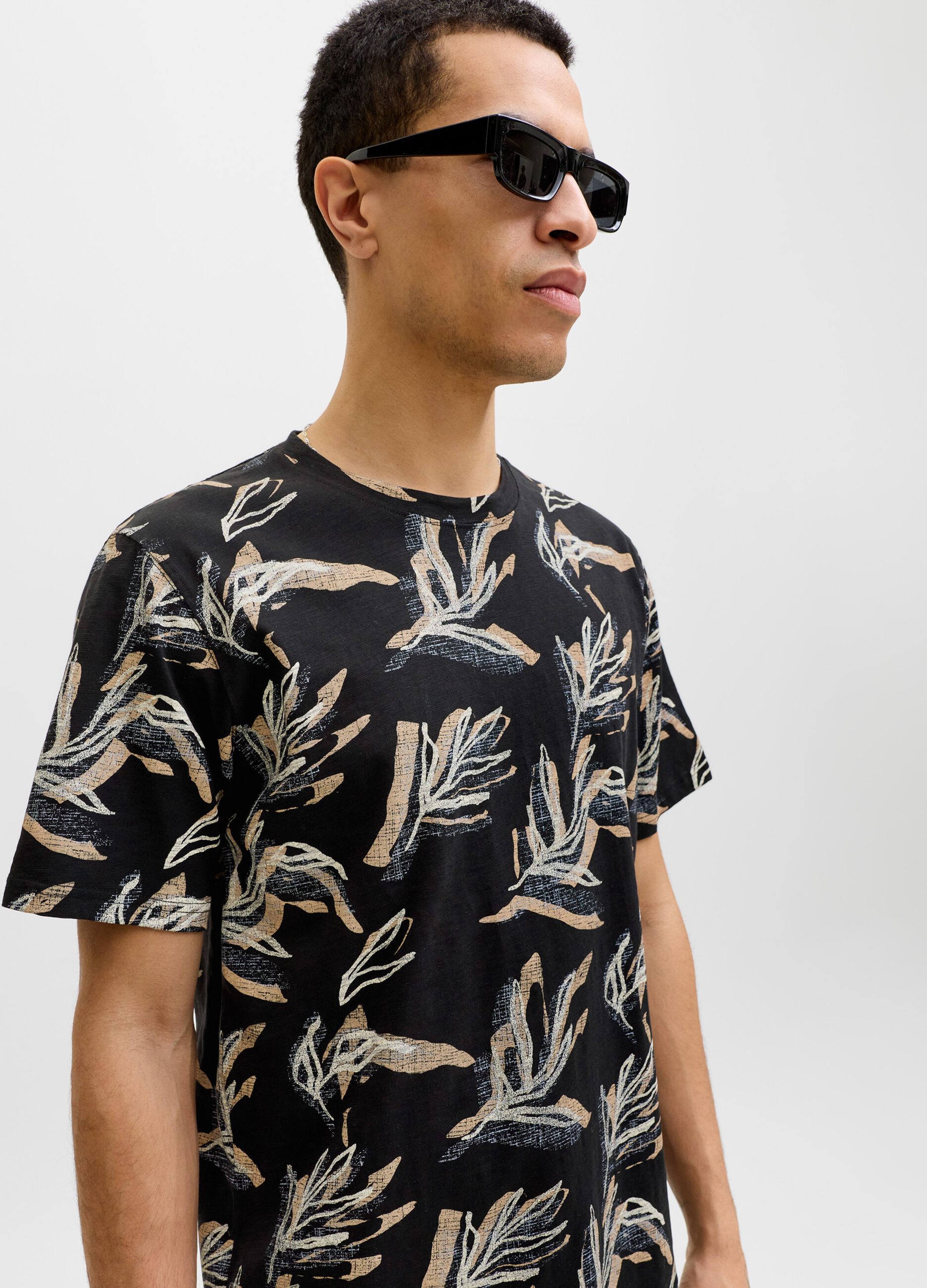 T-shirt regular fit con stampa uomo_3