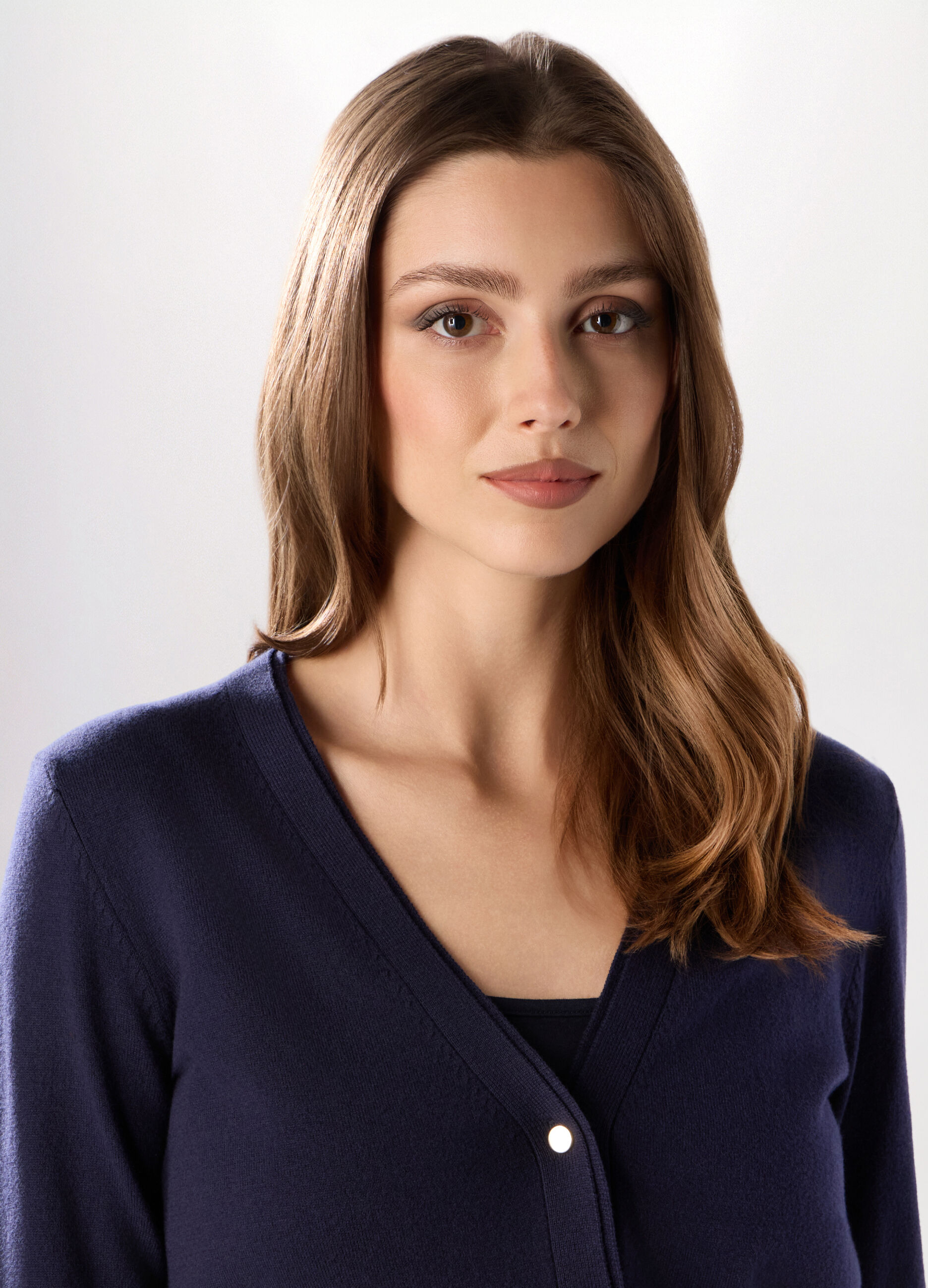 Cardigan in misto cotone donna_2