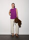 Camicia smanicata con colletto alla francese regular fit donna_0