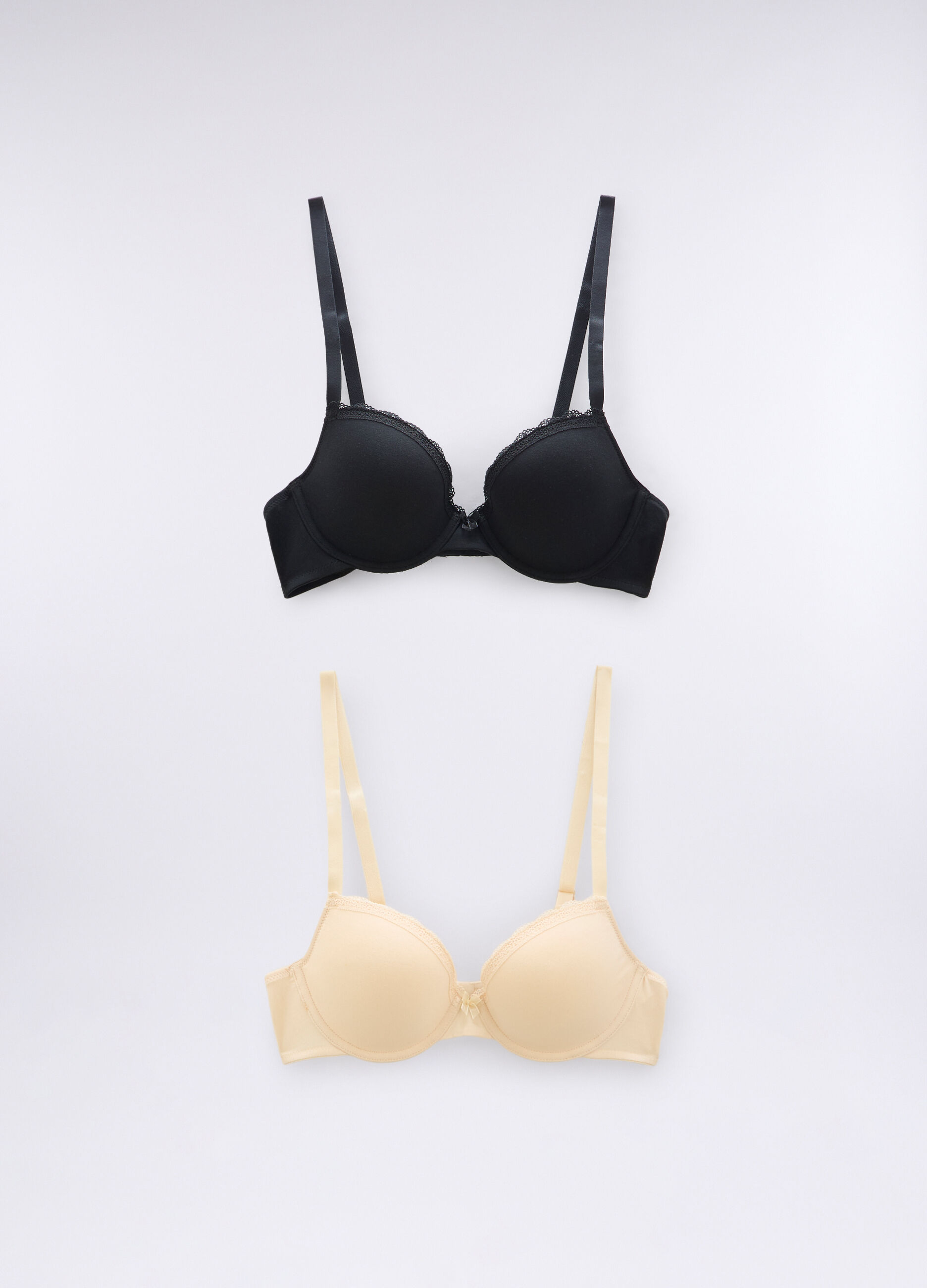 Pack 2 reggiseni a balconcino in jersey stretch donna_0