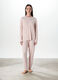 Set pigiama lungo con stampa donna_0