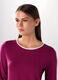 T-shirt in jersey di cotone stretch donna_2