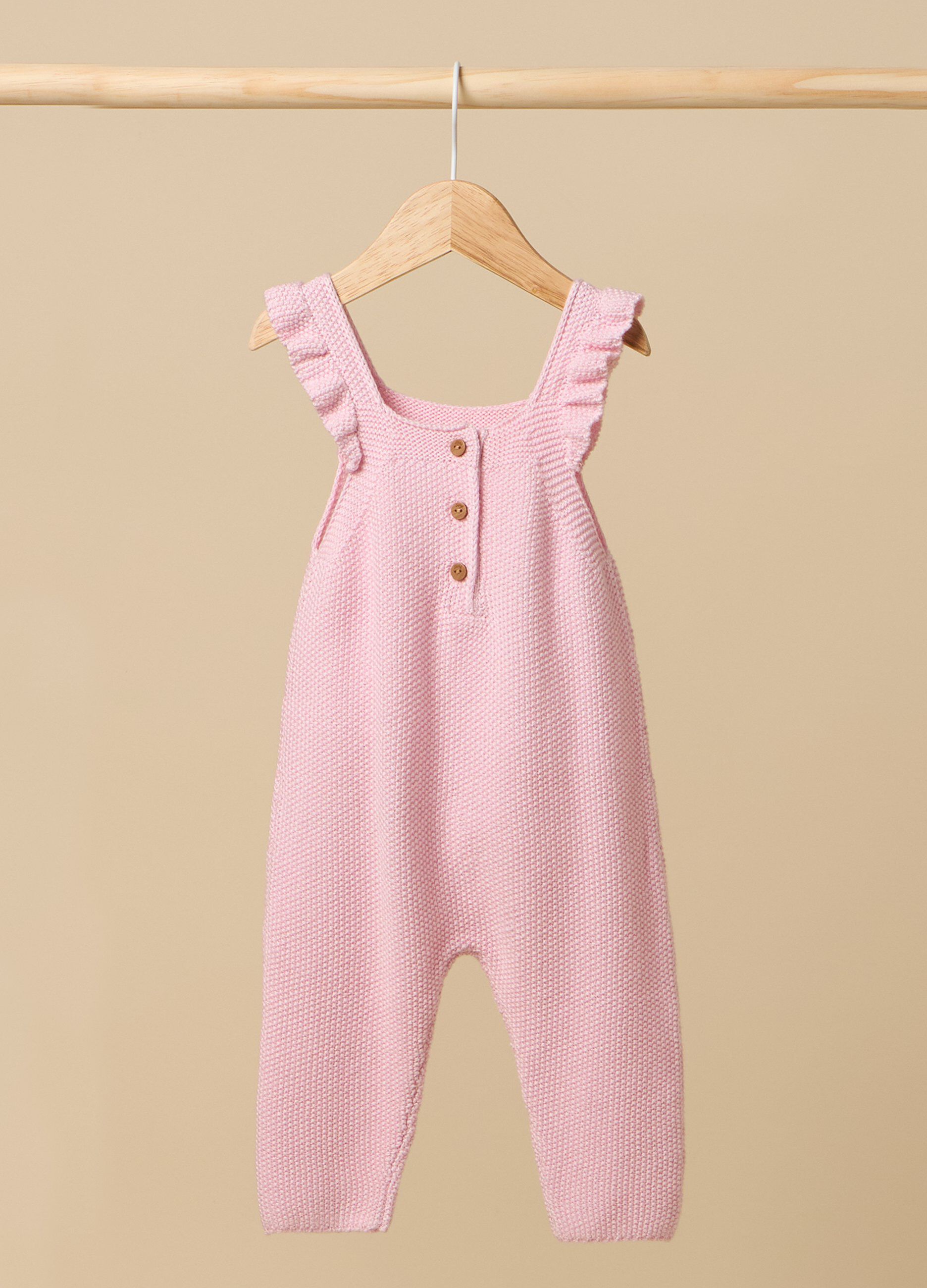 Tutina tricot IANA in misto lino neonata_0