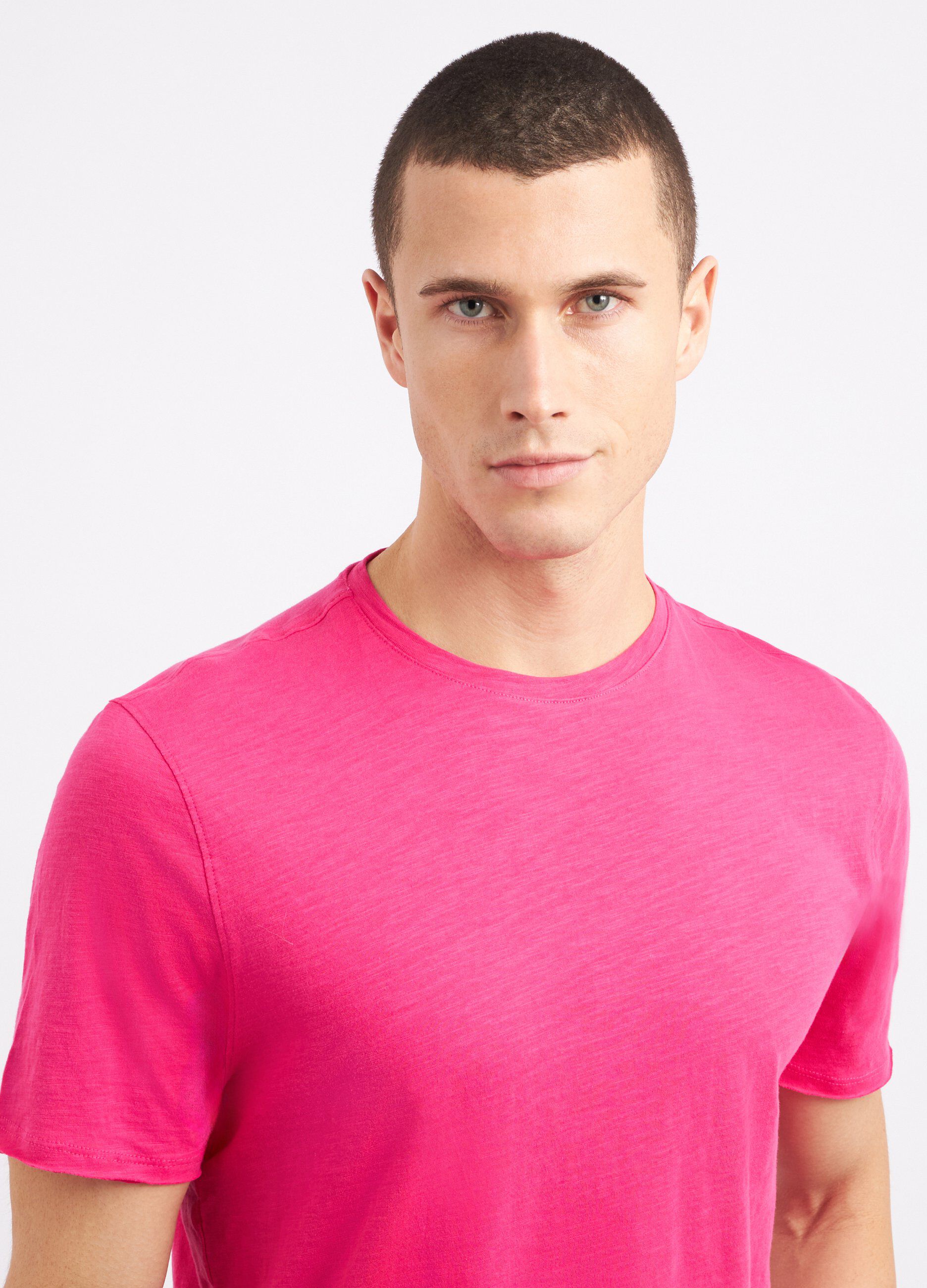 T-shirt in puro cotone slub uomo_2