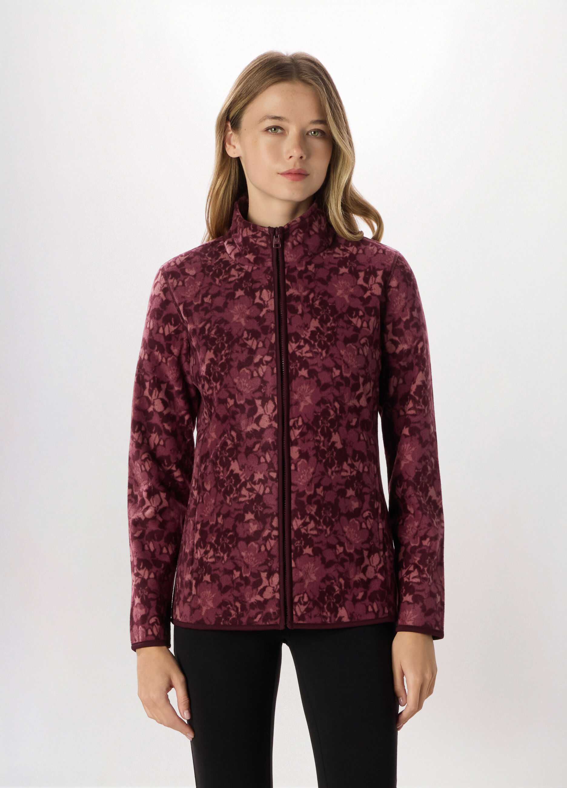 Felpa full zip in pile donna Holistic fitness_0