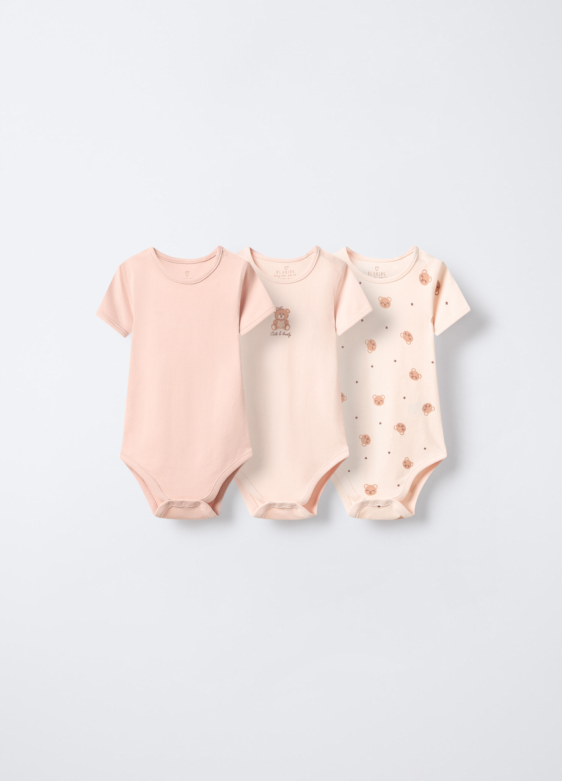 Pack 3 body in interlock di puro cotone neonata_0