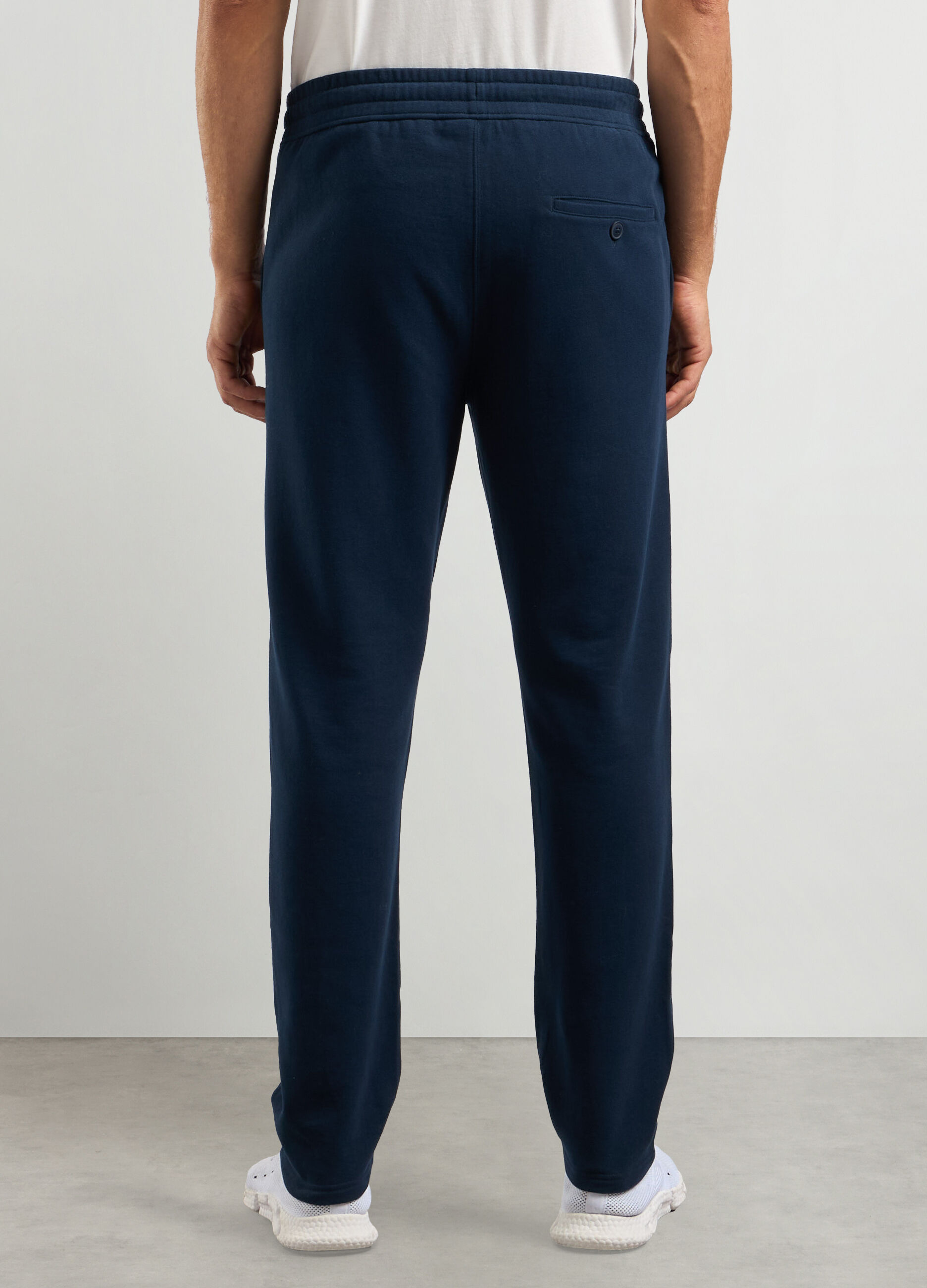 Joggers in felpa di cotone uomo_1