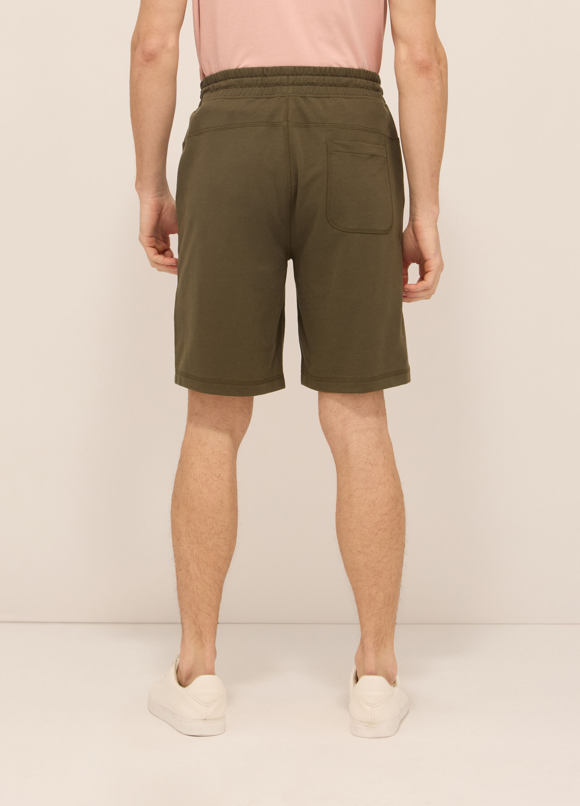 Short sportivi in felpa di cotone uomo_1