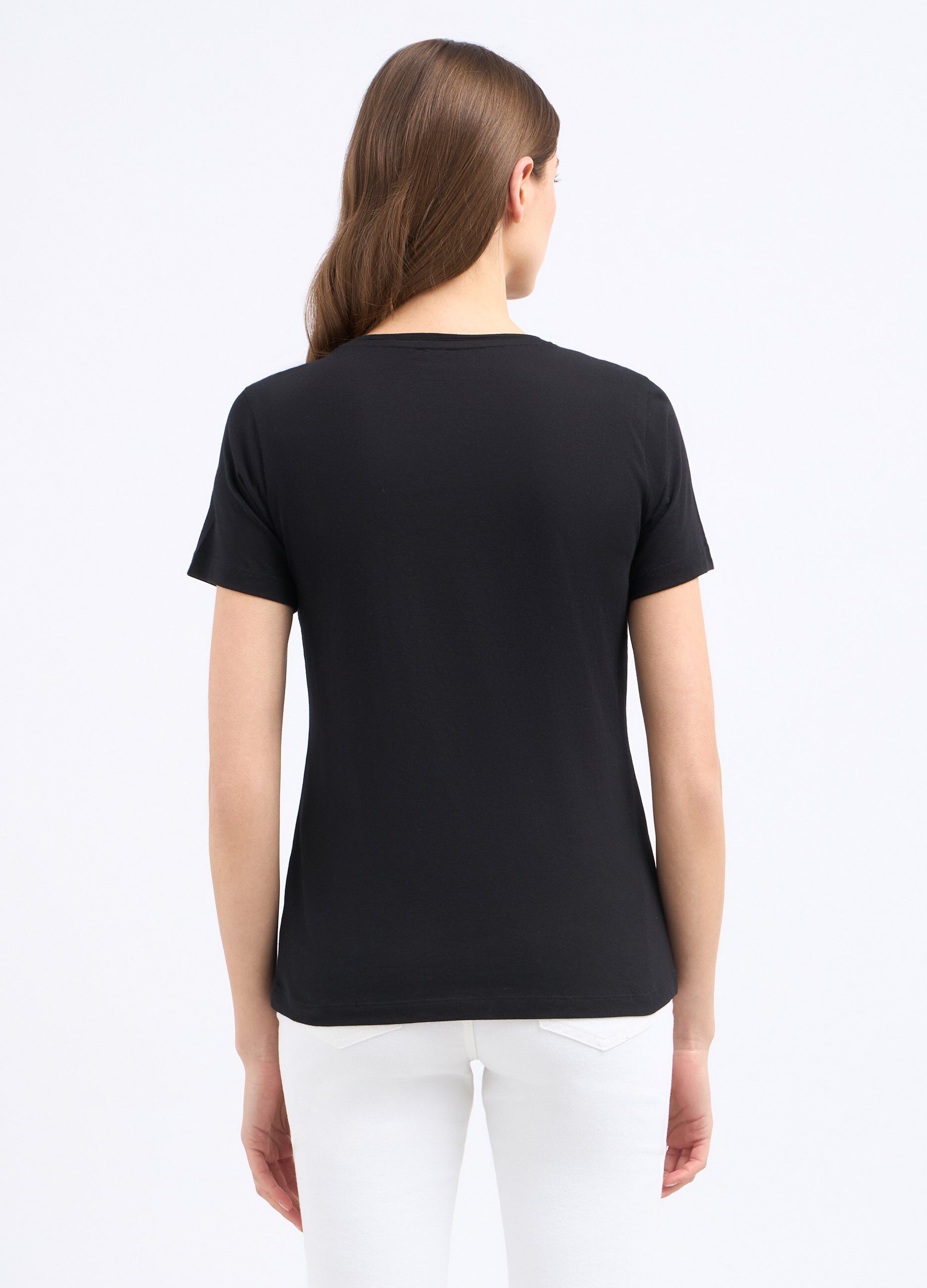 T-shirt in puro cotone donna_1