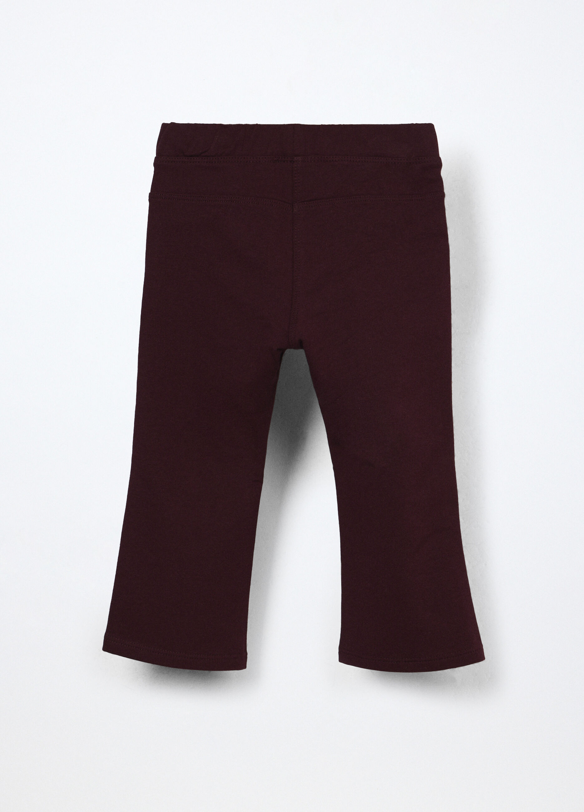 Treggings in french terry di cotone stretch neonata_1