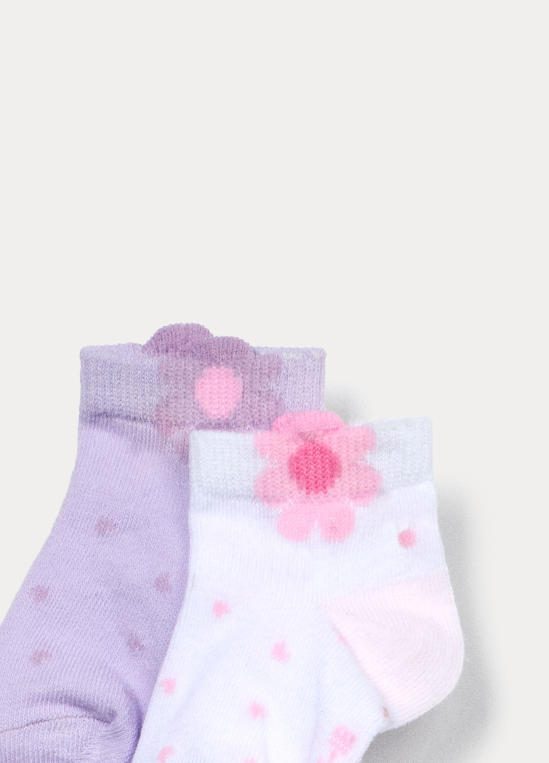 Pack 2 calze jacquard in cotone stretch _2