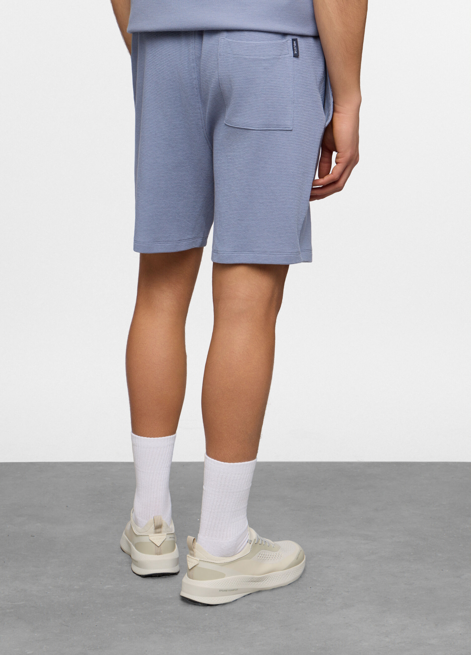 Pantaloncini in maglia di cotone uomo_1