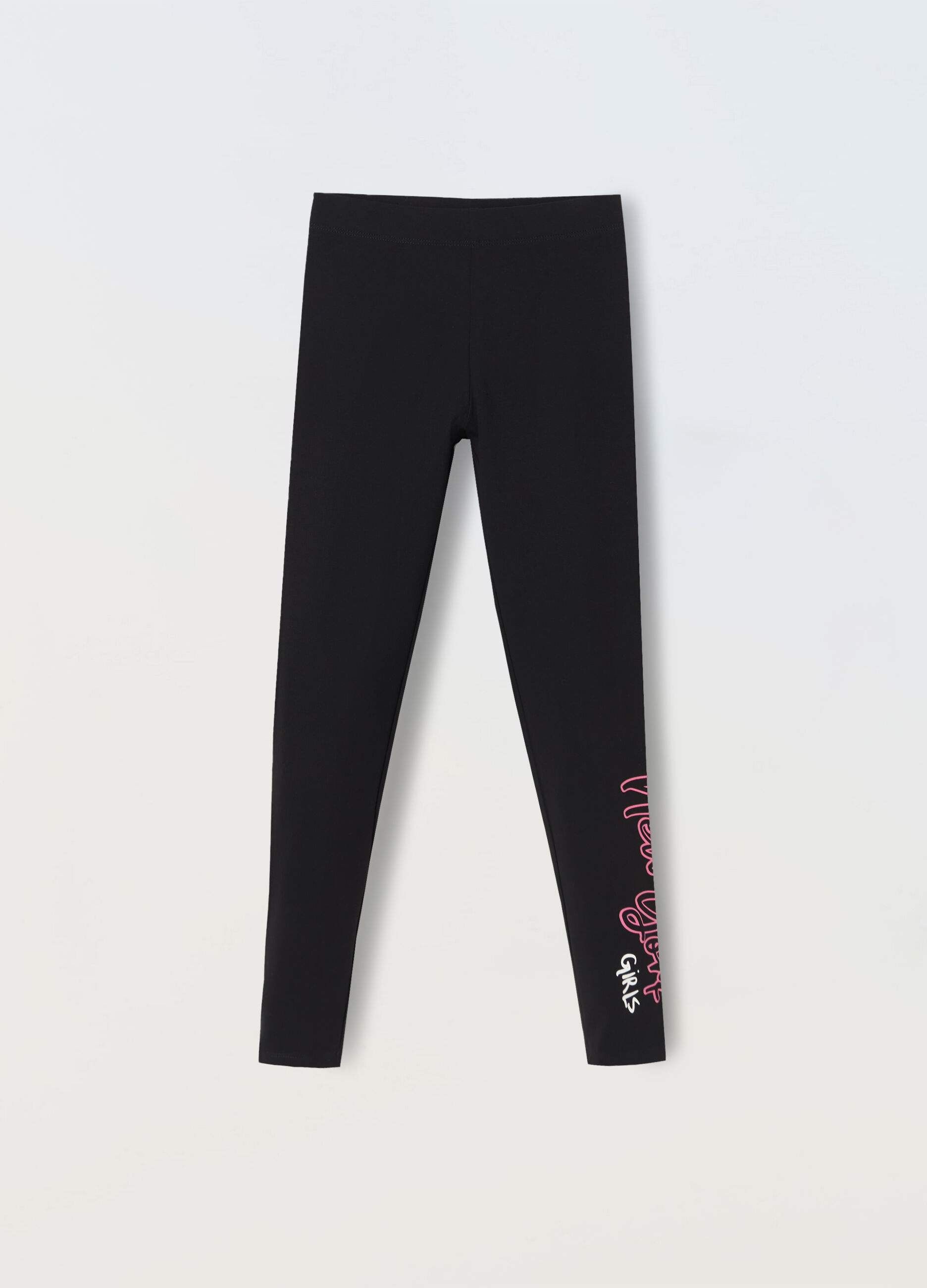 Leggings con stampa ragazza_0