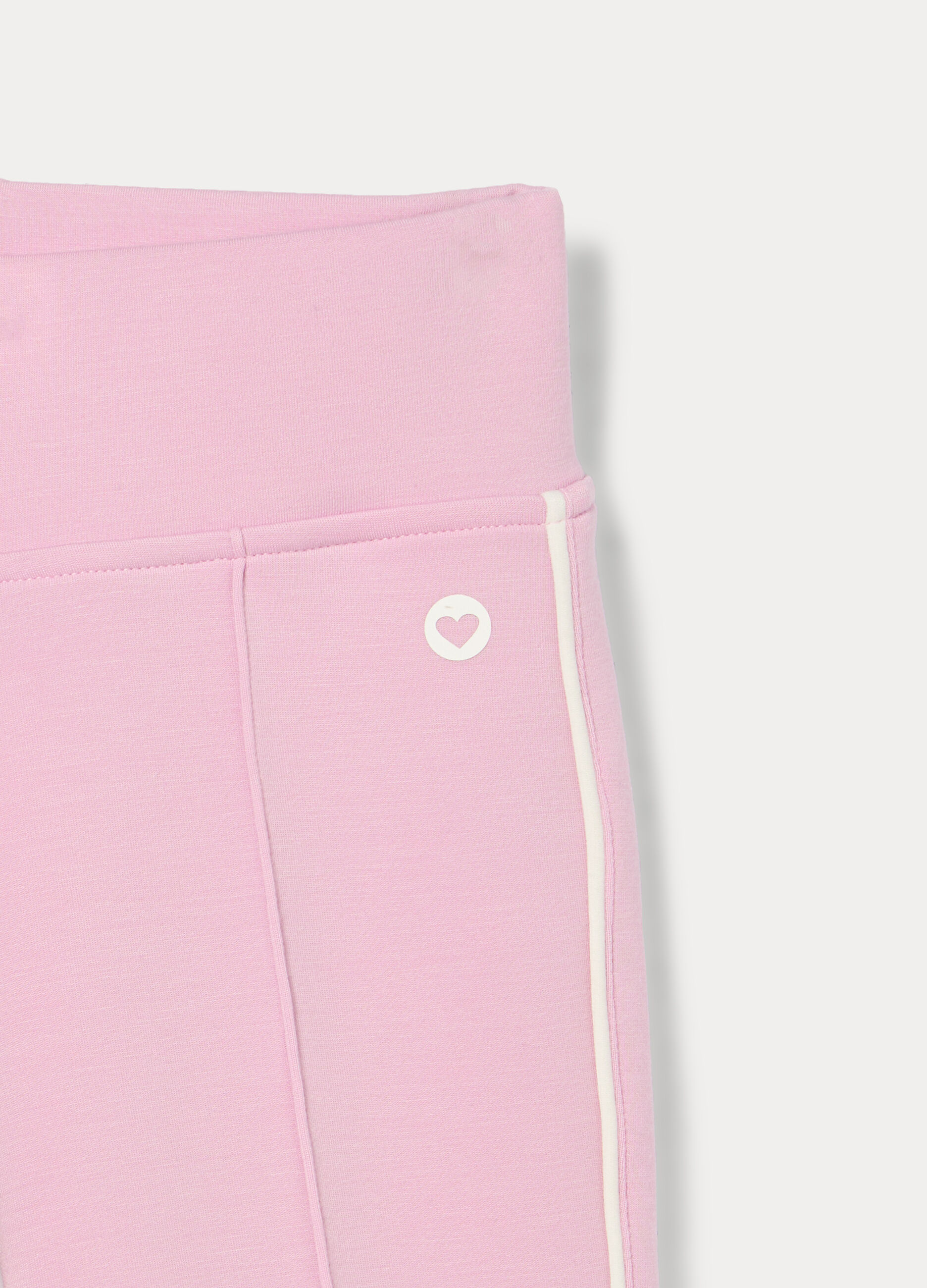 Jogger flare fit misto cotone bambina_2