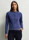 Cardigan girocollo in maglia rasata donna_0