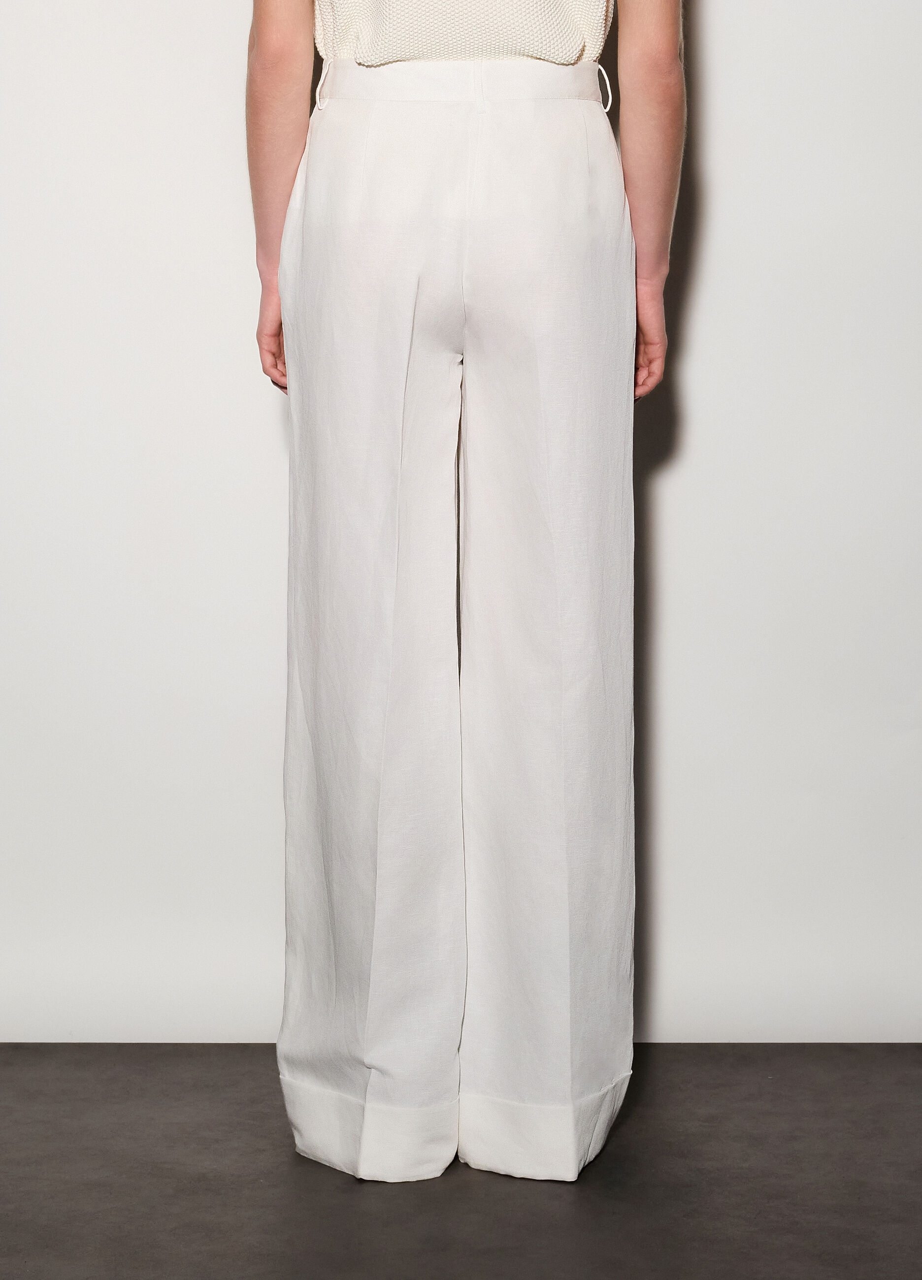 Pantaloni straight fit donna_2