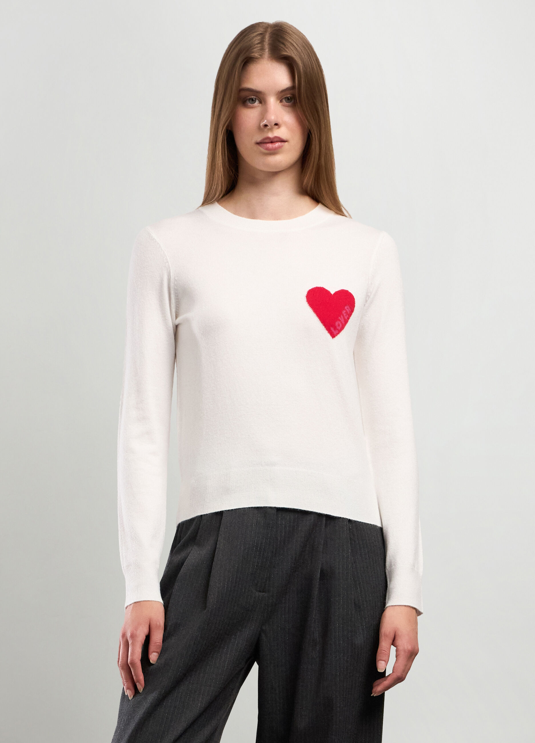 Pullover in misto viscosa donna_0