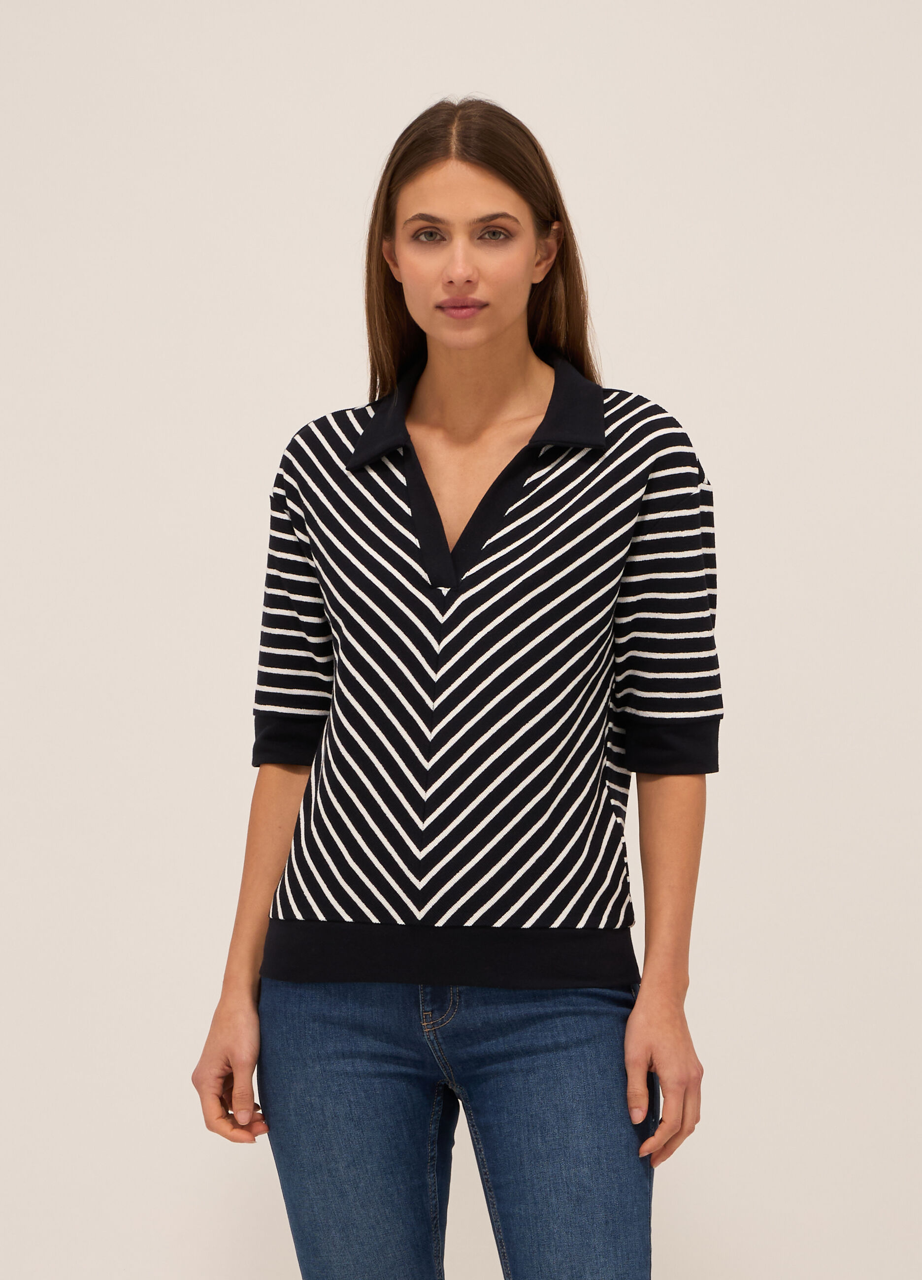 T-shirt misto cotone donna_0