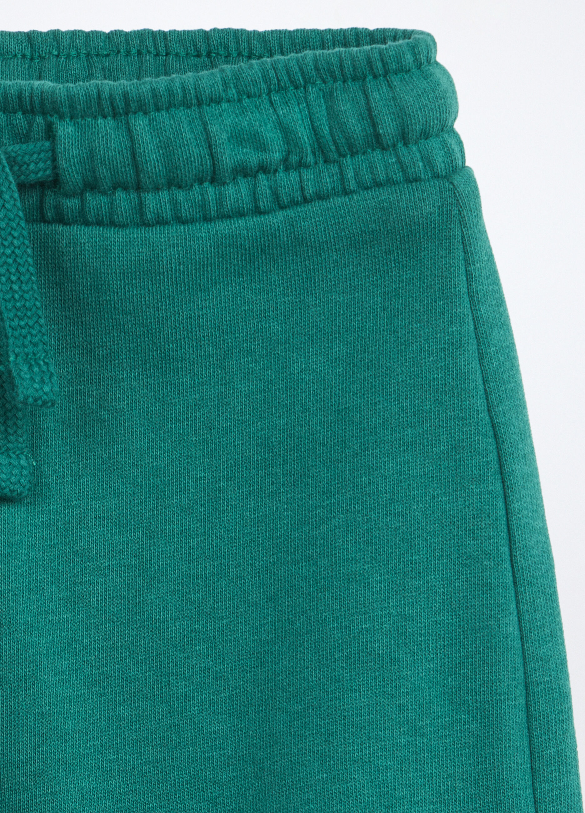 Jogging set in french terry di puro cotone neonato_3