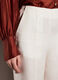 Pantaloni regular fit in puro lino donna_3