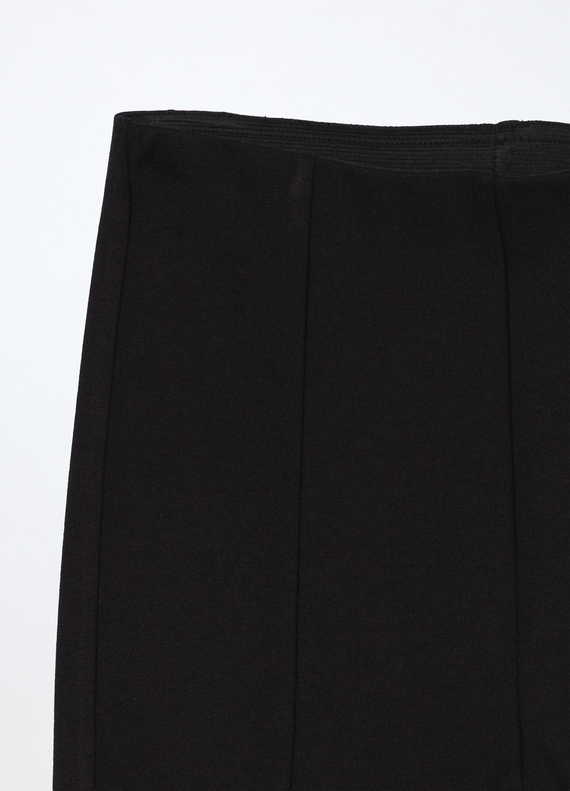 Pantaloni flare fit in punto Milano ragazza_2