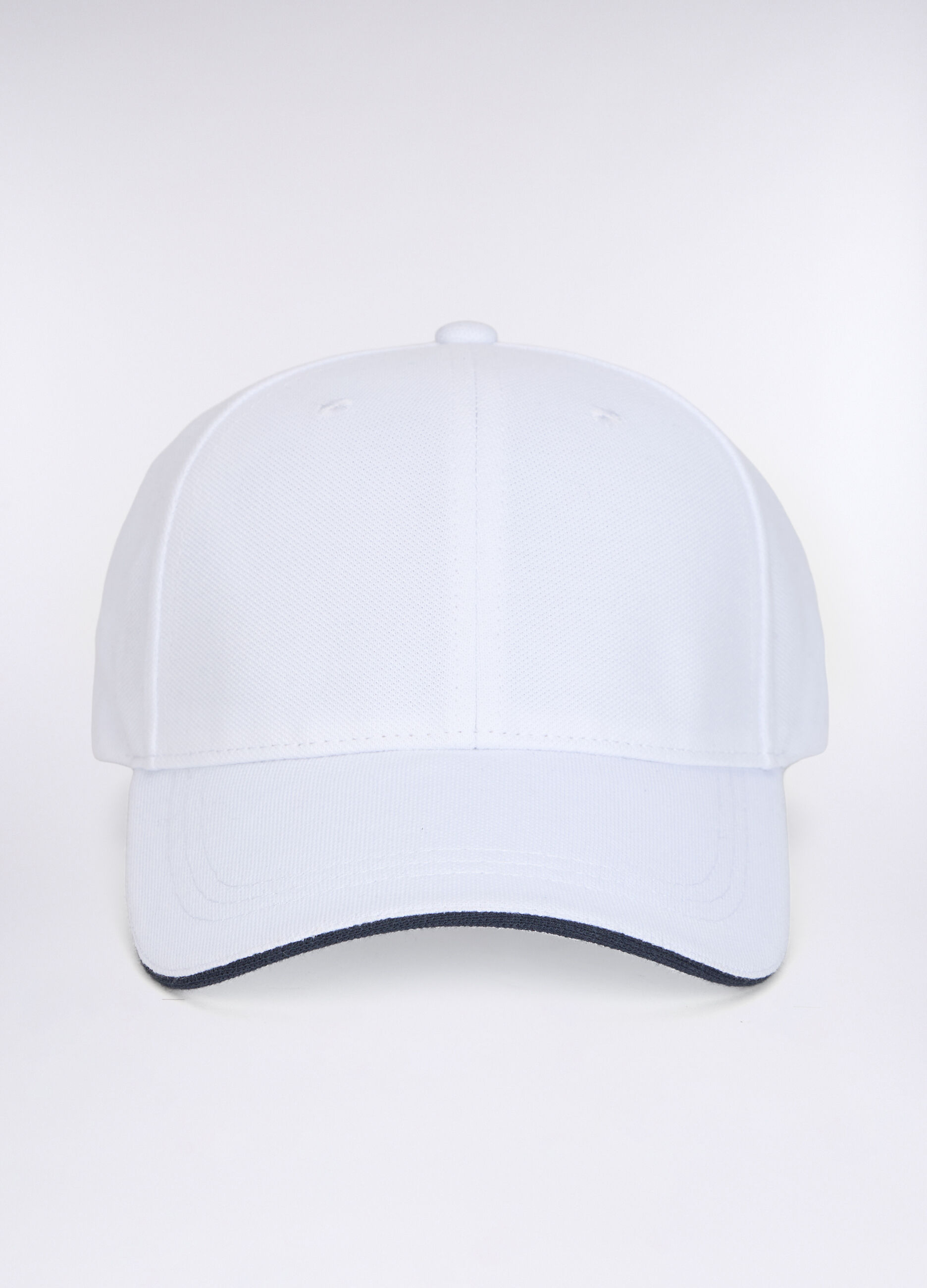 Cappello baseball in piquet di cotone uomo_0