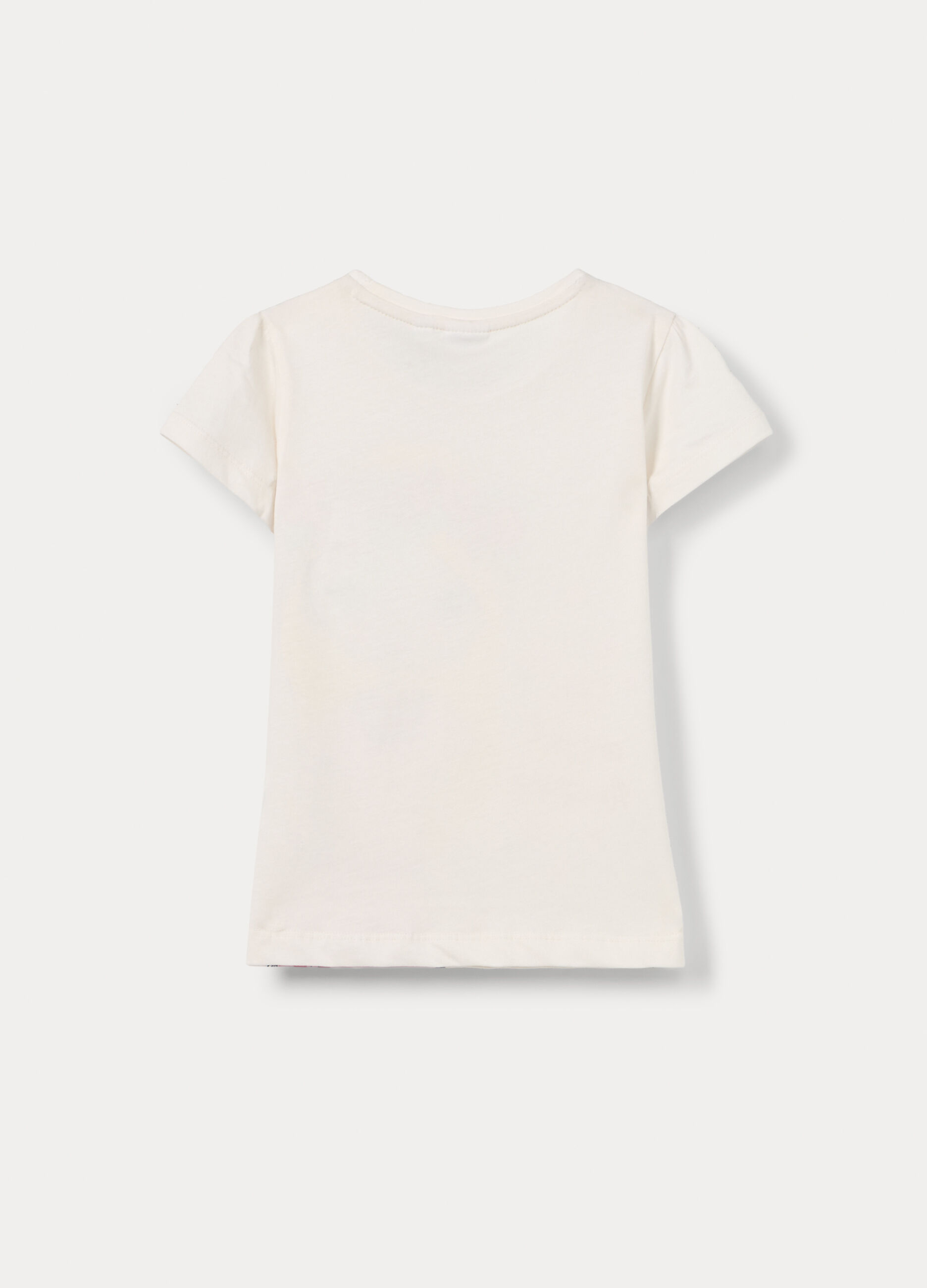 T-shirt in jersey di puro cotone bambina_1