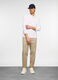 Pantaloni chino relaxed fit in twill di cotone uomo_0