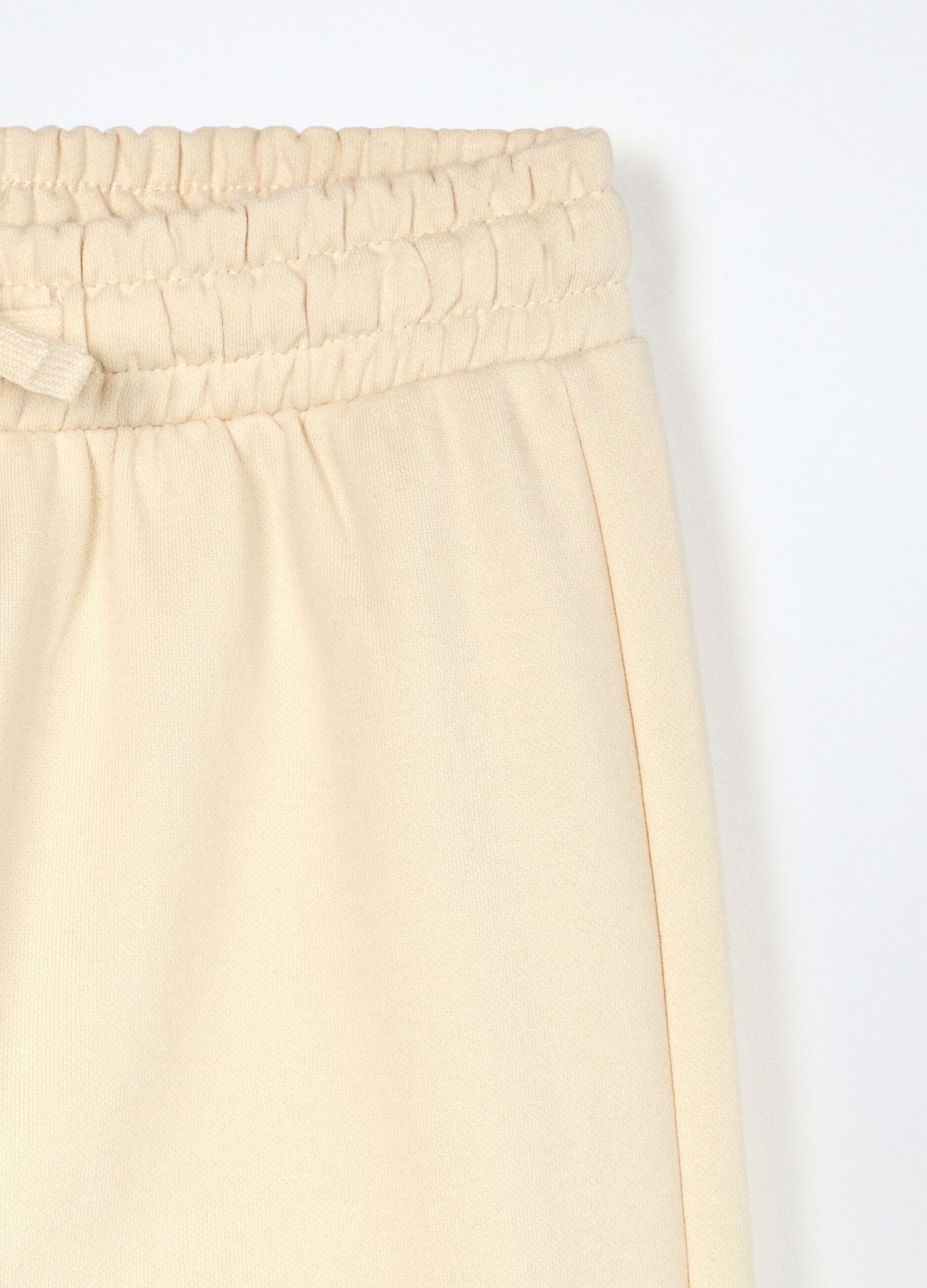 Jogger cargo in misto cotone fleece ragazza_2