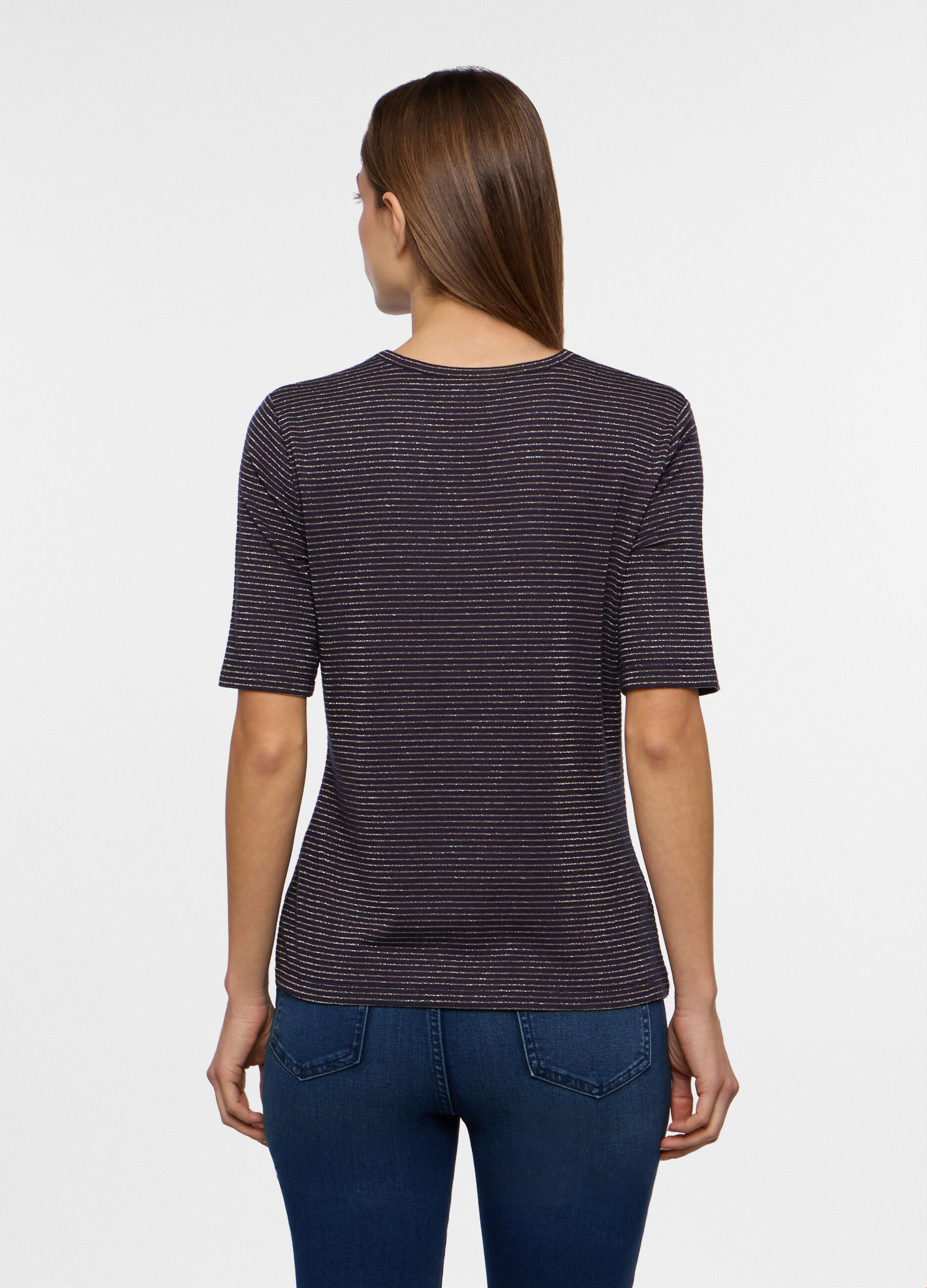 T-shirt rigata donna_1