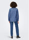 Camicia in denim con collo alla francese donna_1