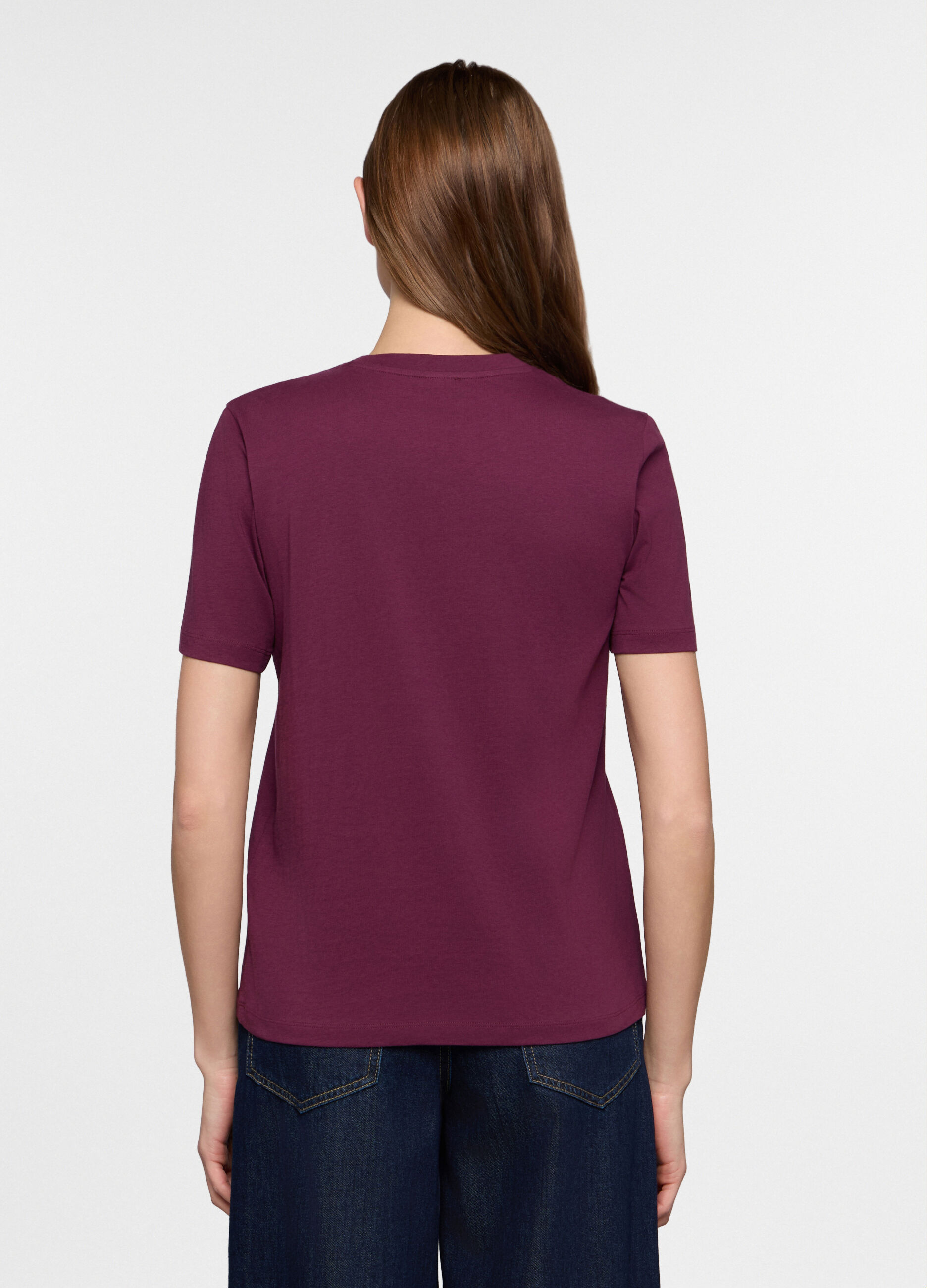T-shirt girocollo donna _1