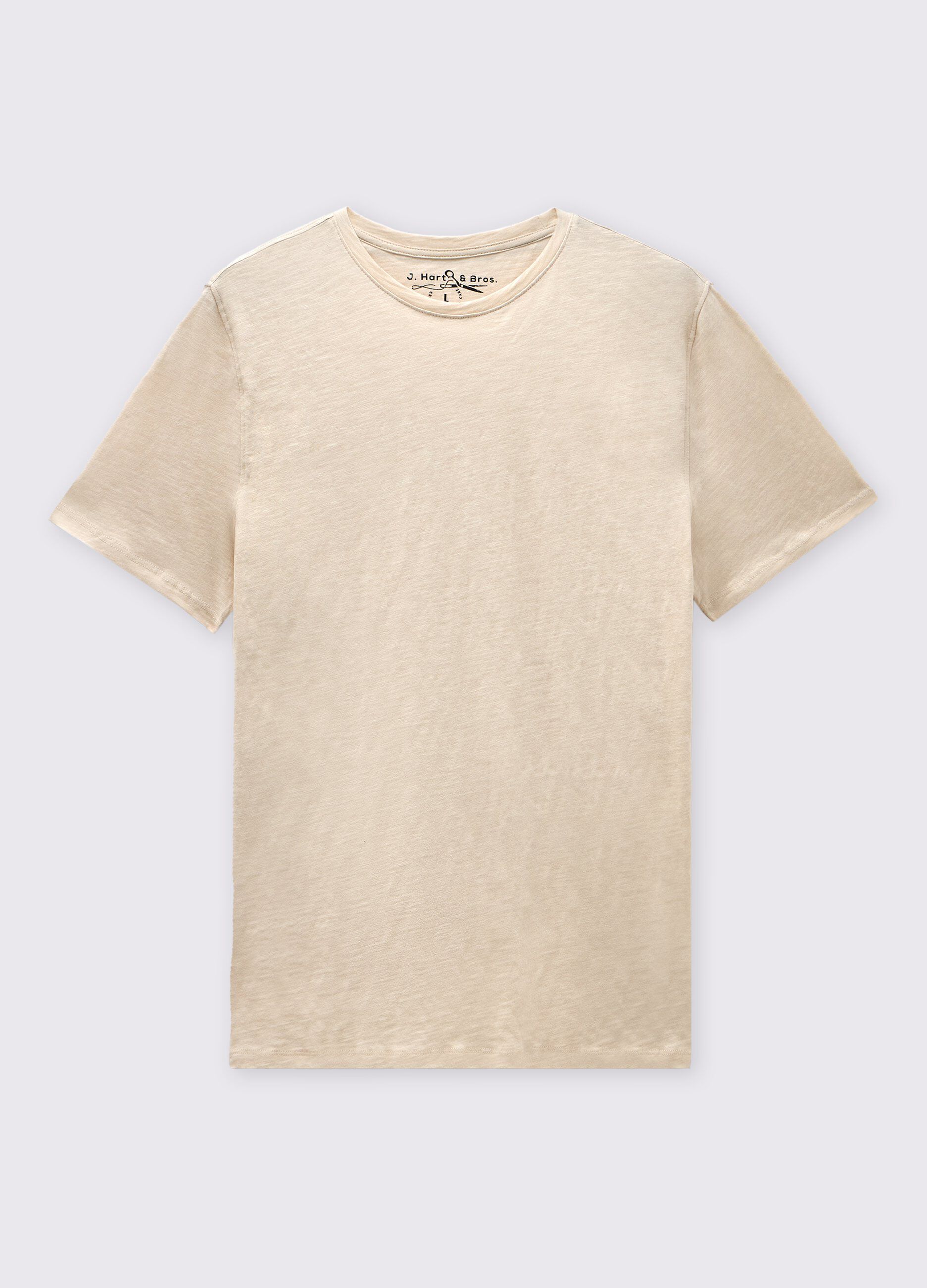 T-shirt in puro cotone slub uomo_0