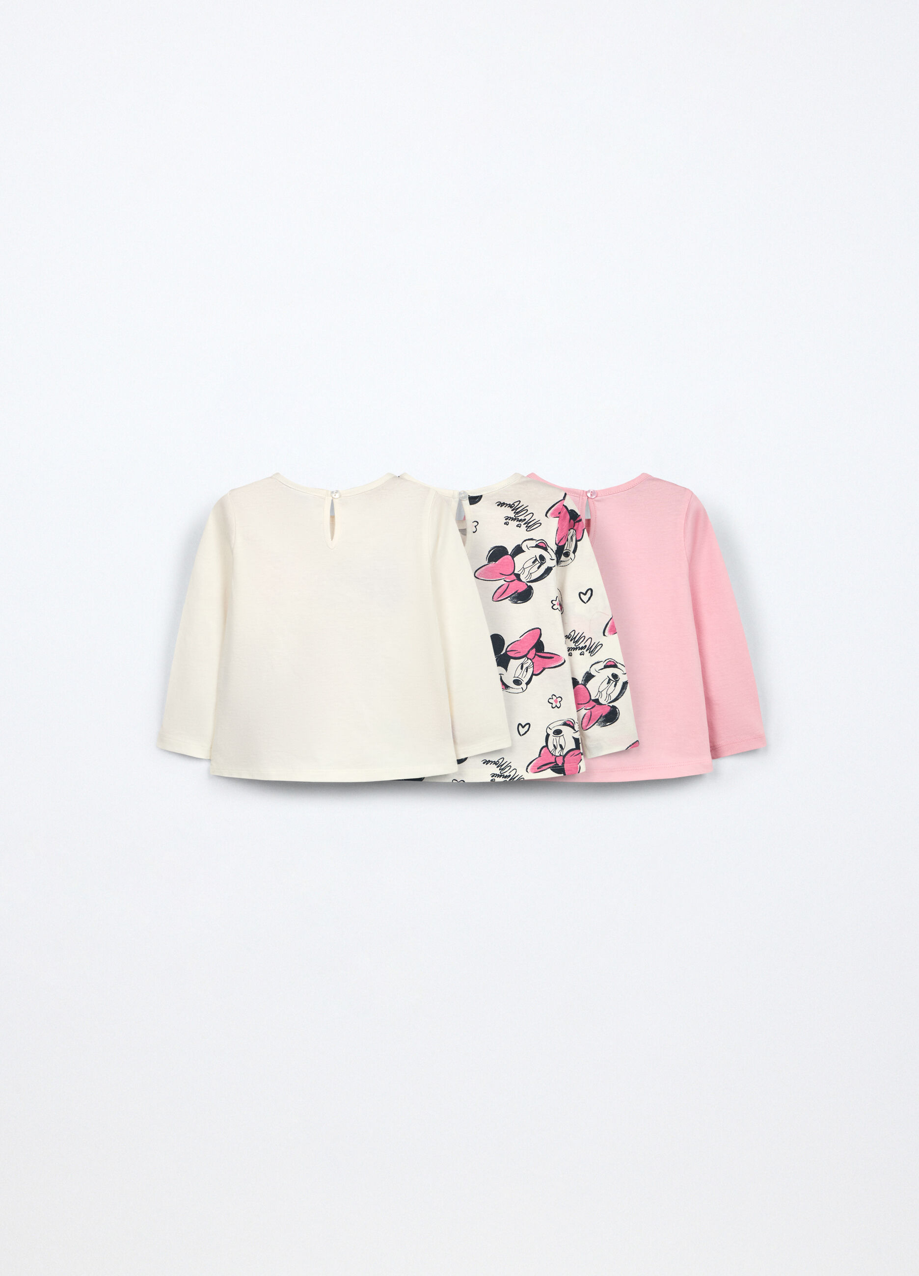 Pack 3 t-shirt in jersey di puro cotone neonata_1